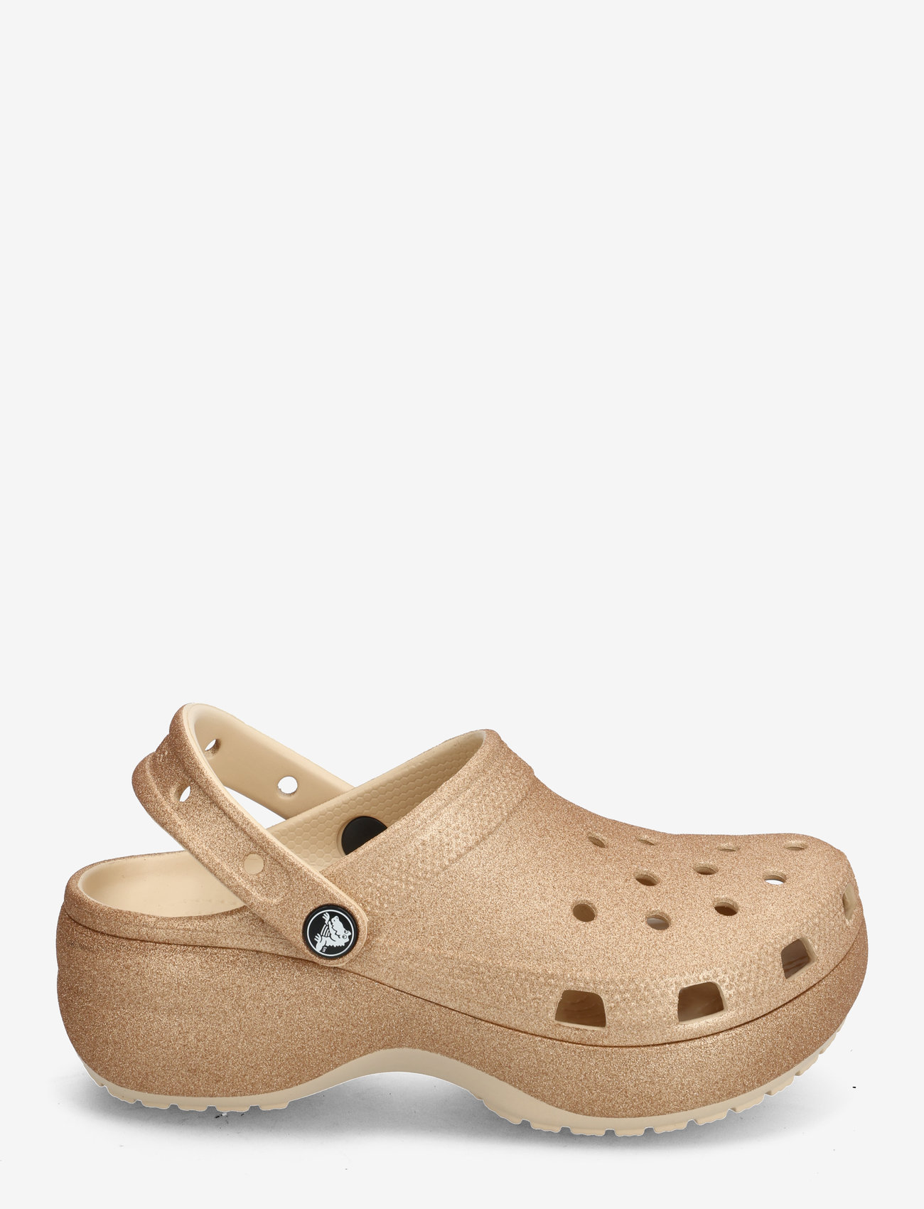 Crocs - Classic Platform Glitter ClogW - damen - shitake - 1