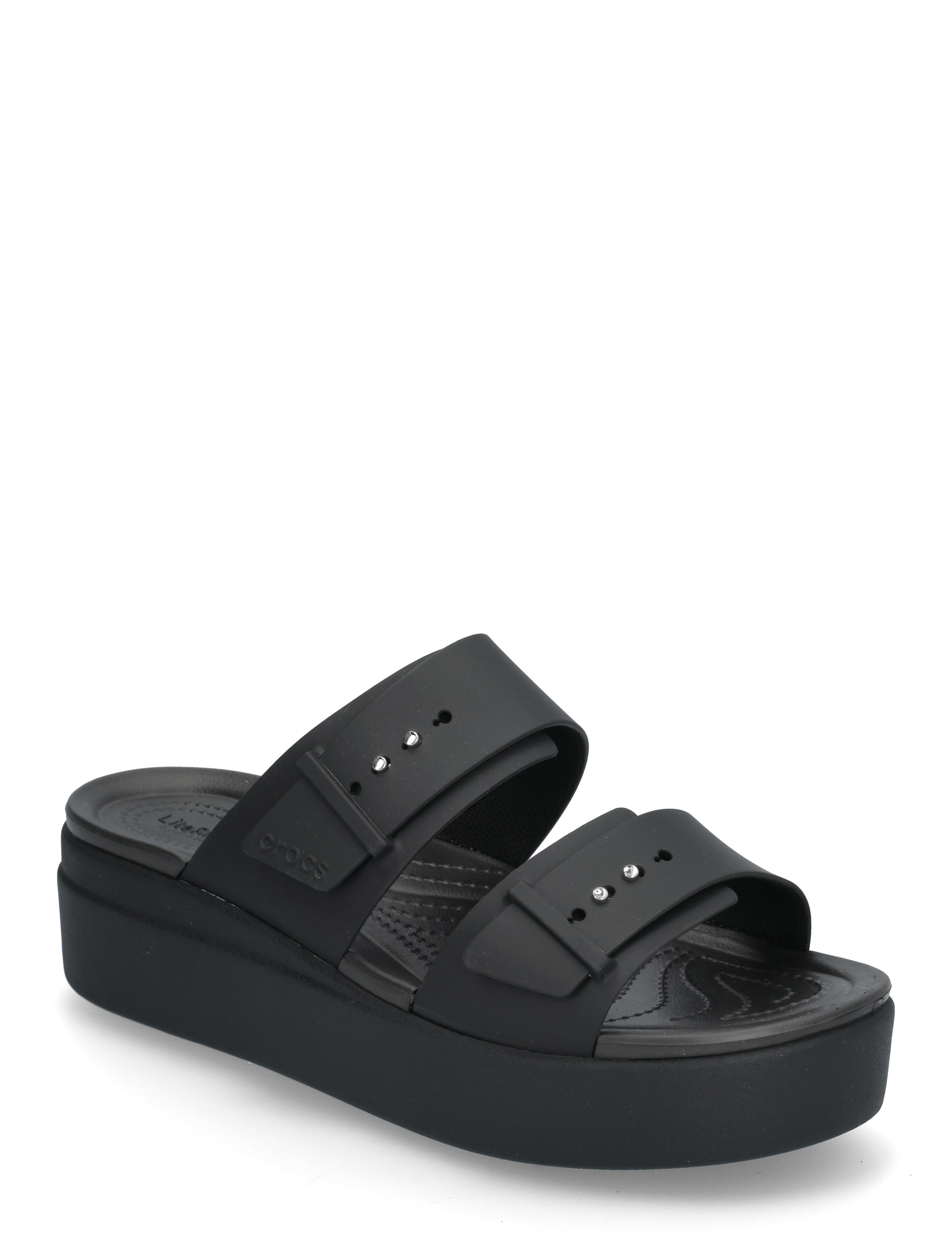 CROCS Brooklyn Buckle Lowwdg Schwarz - 36/37 - Damen