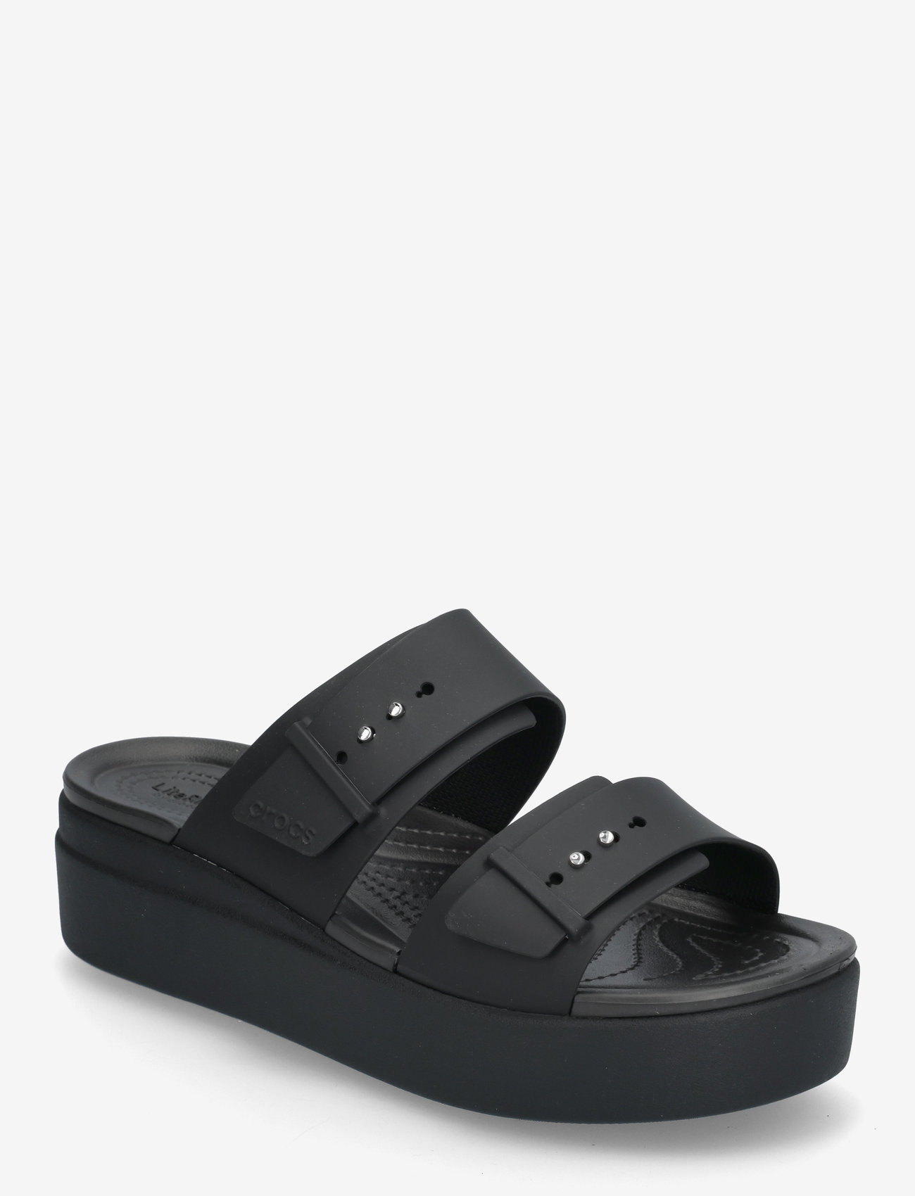 Crocs - Brooklyn Buckle LowWdg - black - 0