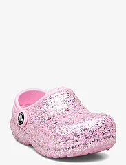 Crocs - Classic Lined Glitter Clog T - sommarfynd - flamingo - 0