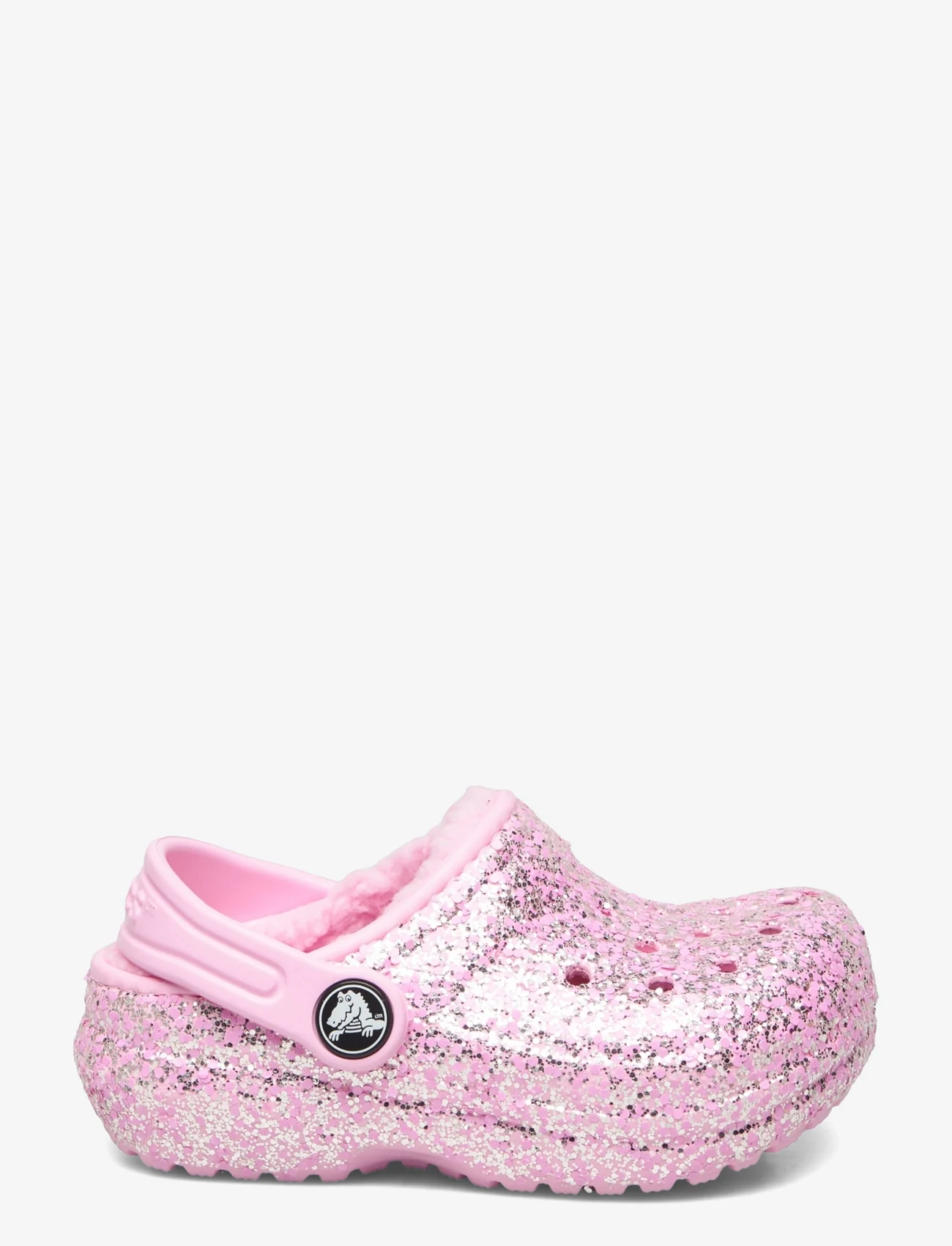 Crocs - Classic Lined Glitter Clog T - zomerkoopjes - flamingo - 1