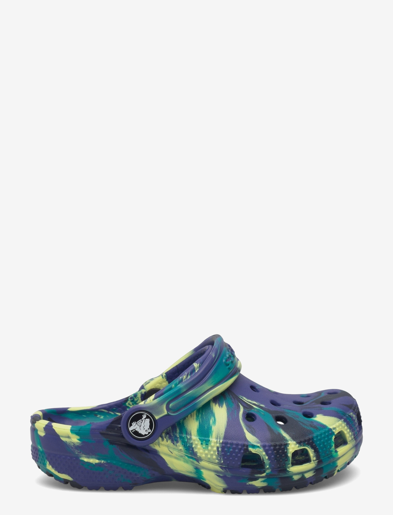 Crocs - Classic Marbled Clog K - clogs - navy/turbo teal - 1