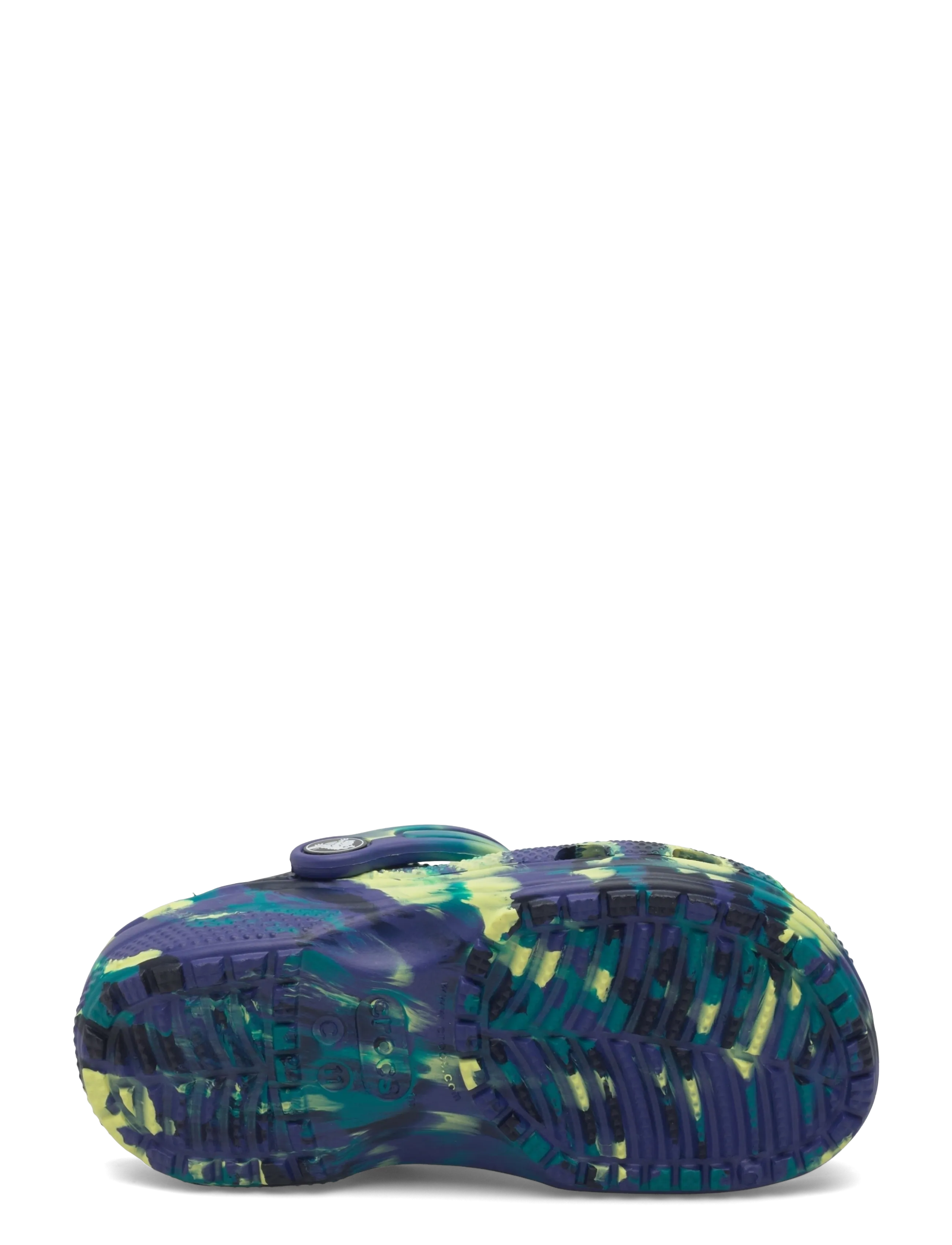 Crocs - Classic Marbled Clog K - clogs - navy/turbo teal - 4