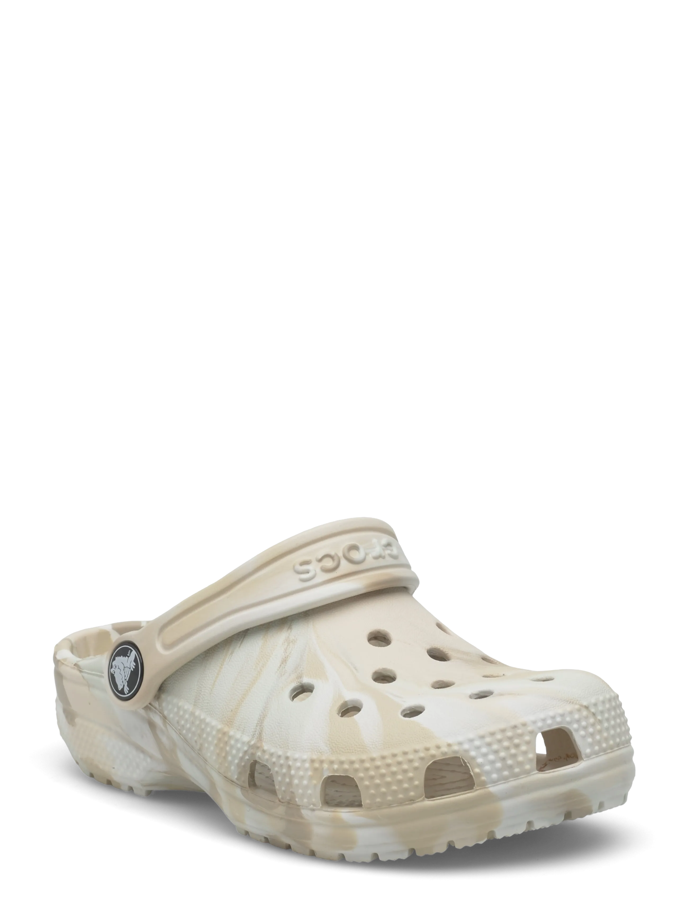 Crocs Classic Marbled Clog K, 28/29, Cream, Sko > Træsko, Børn