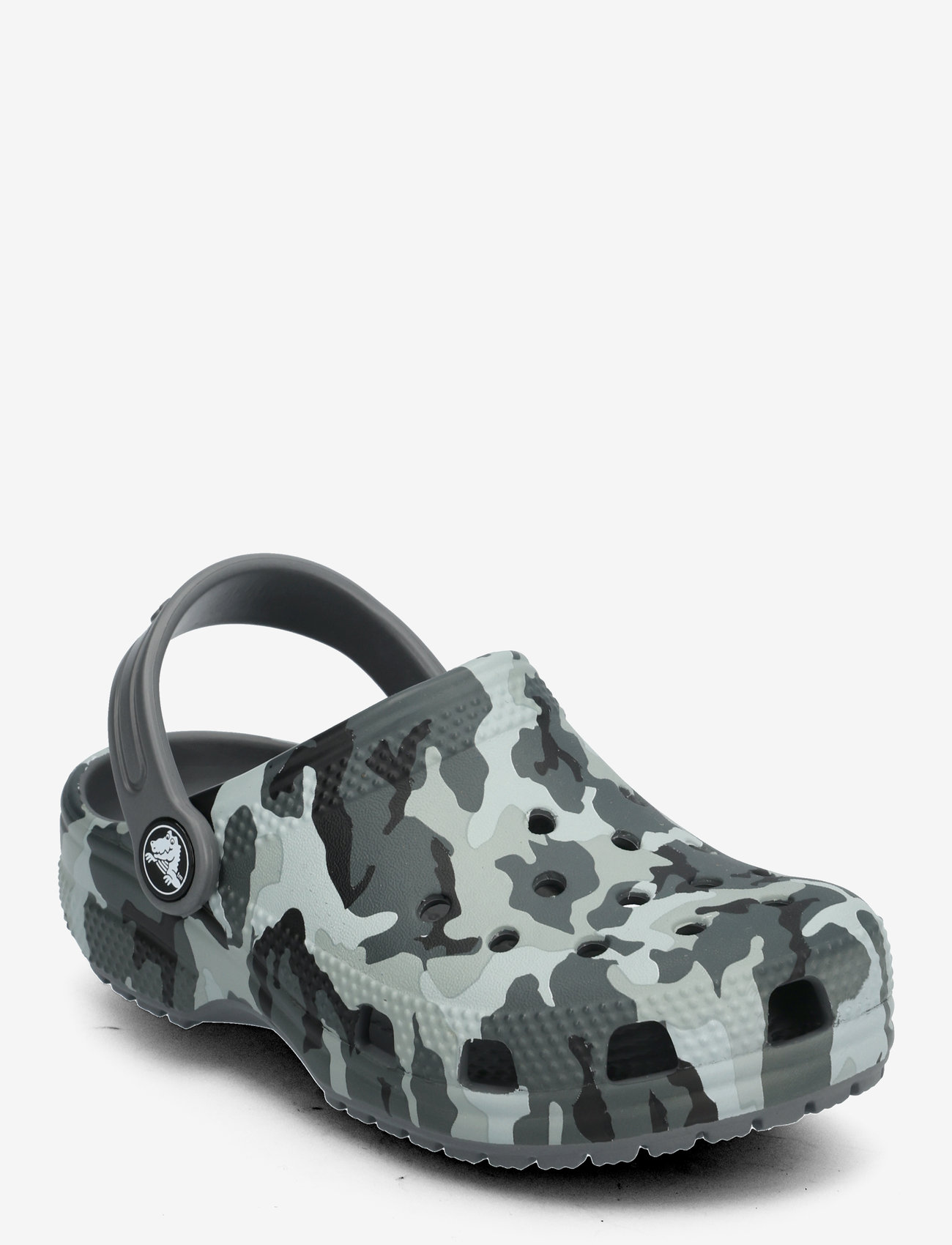 Crocs - Classic Camo Clog K - suvised sooduspakkumised - black/grey - 0
