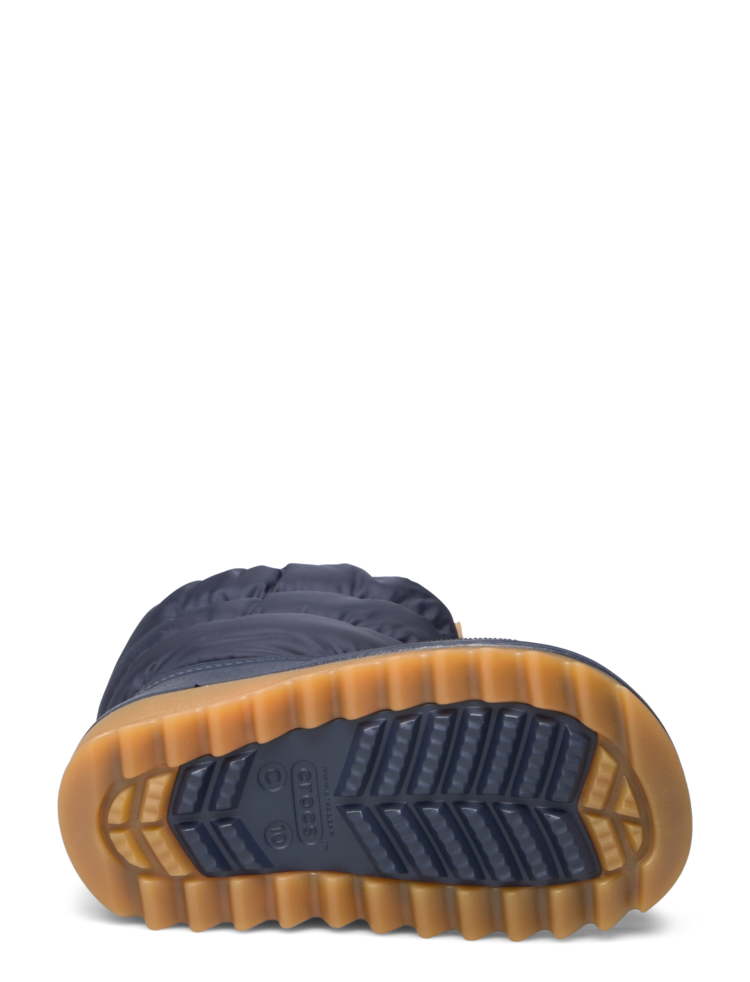 Crocs - Classic Neo Puff Boot T - höstskor - navy/gum - 4
