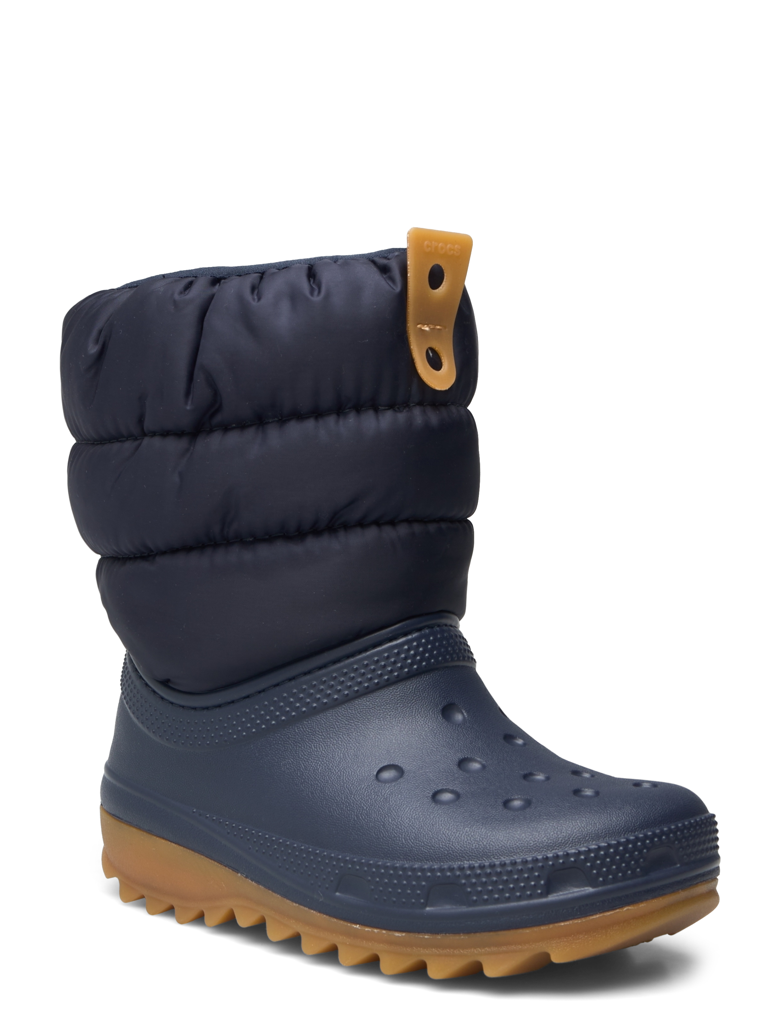 Crocs Classic Neo Puff Boot K, 34/35, Navy, Vinterstøvler > Vinterstøvler Pull On, Børn
