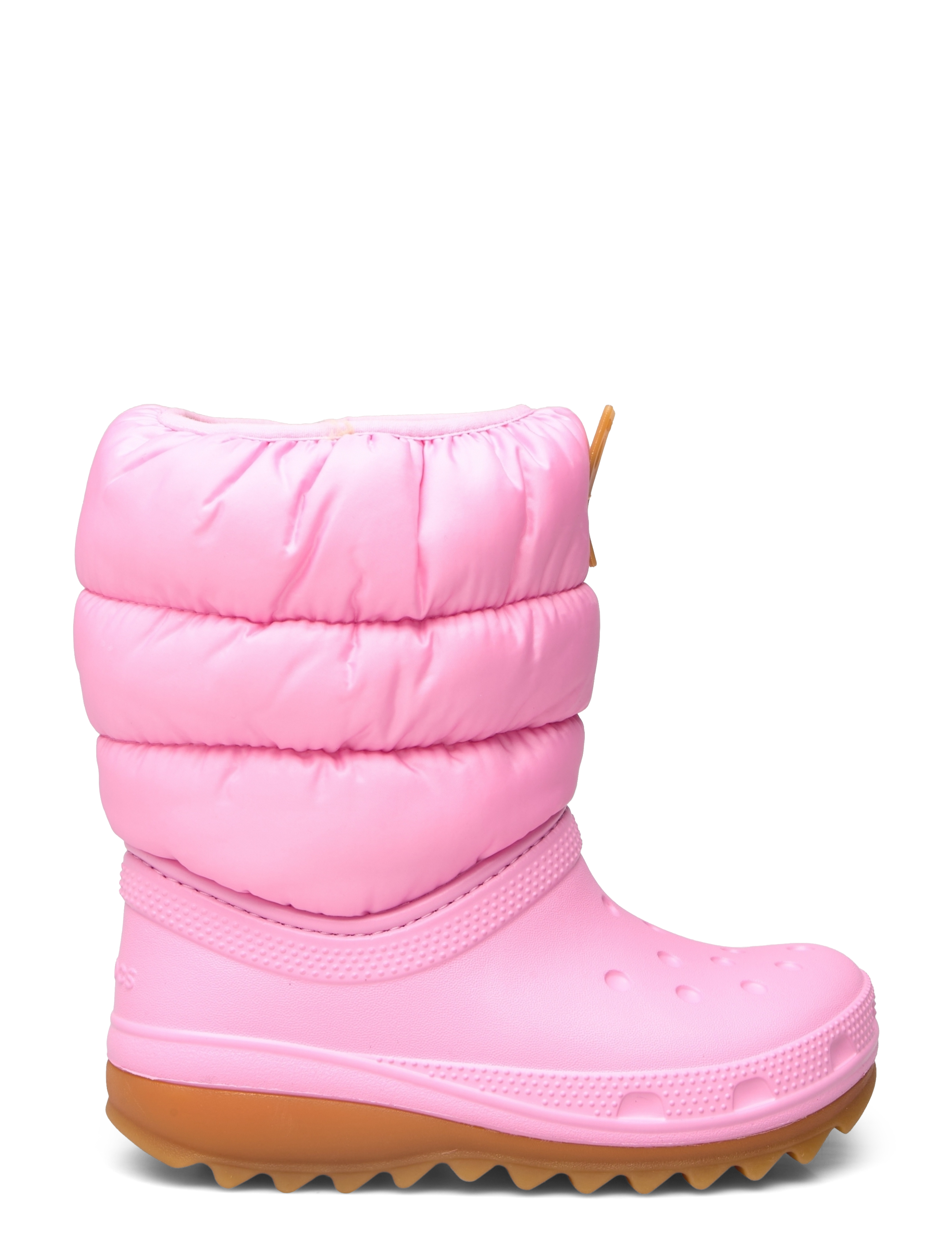 Crocs - Classic Neo Puff Boot K - efterårssko - pink tweed/gum - 1