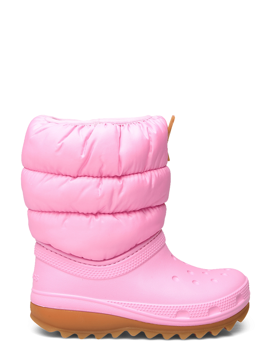 Crocs - Classic Neo Puff Boot K - vinterstövlar - pink tweed/gum - 1