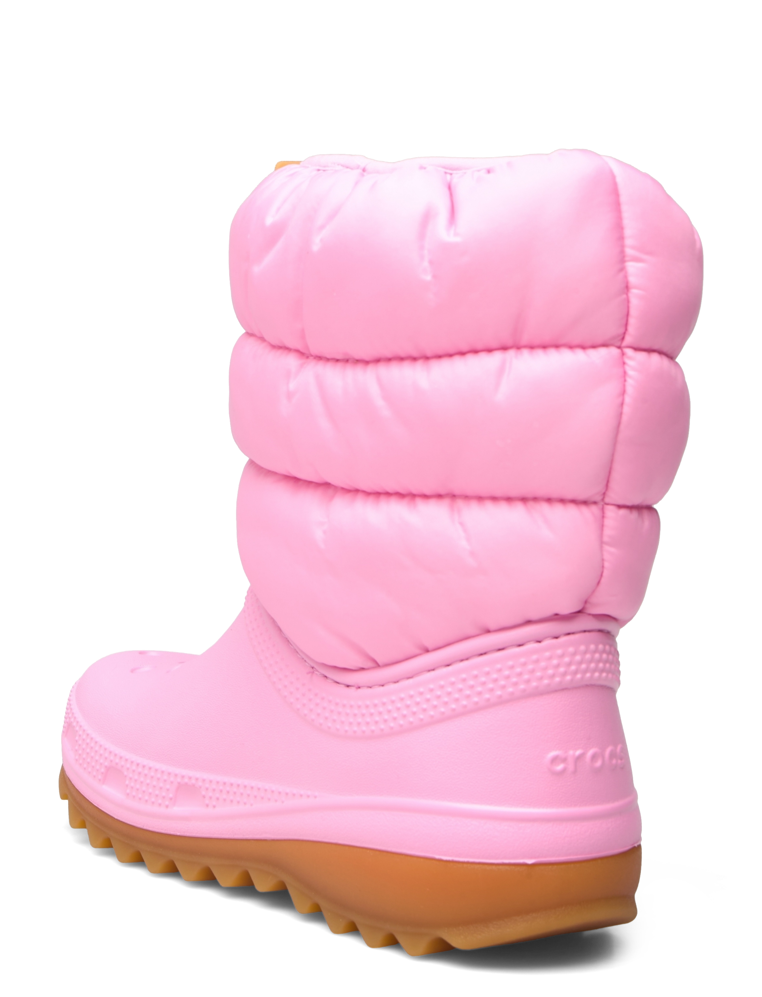 Crocs - Classic Neo Puff Boot K - efterårssko - pink tweed/gum - 2