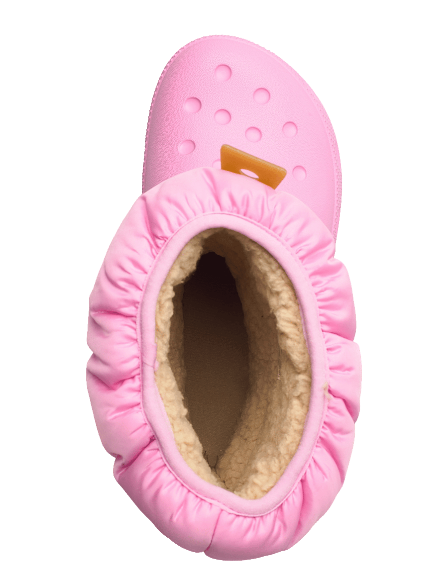 Crocs - Classic Neo Puff Boot K - vinterstövlar - pink tweed/gum - 3
