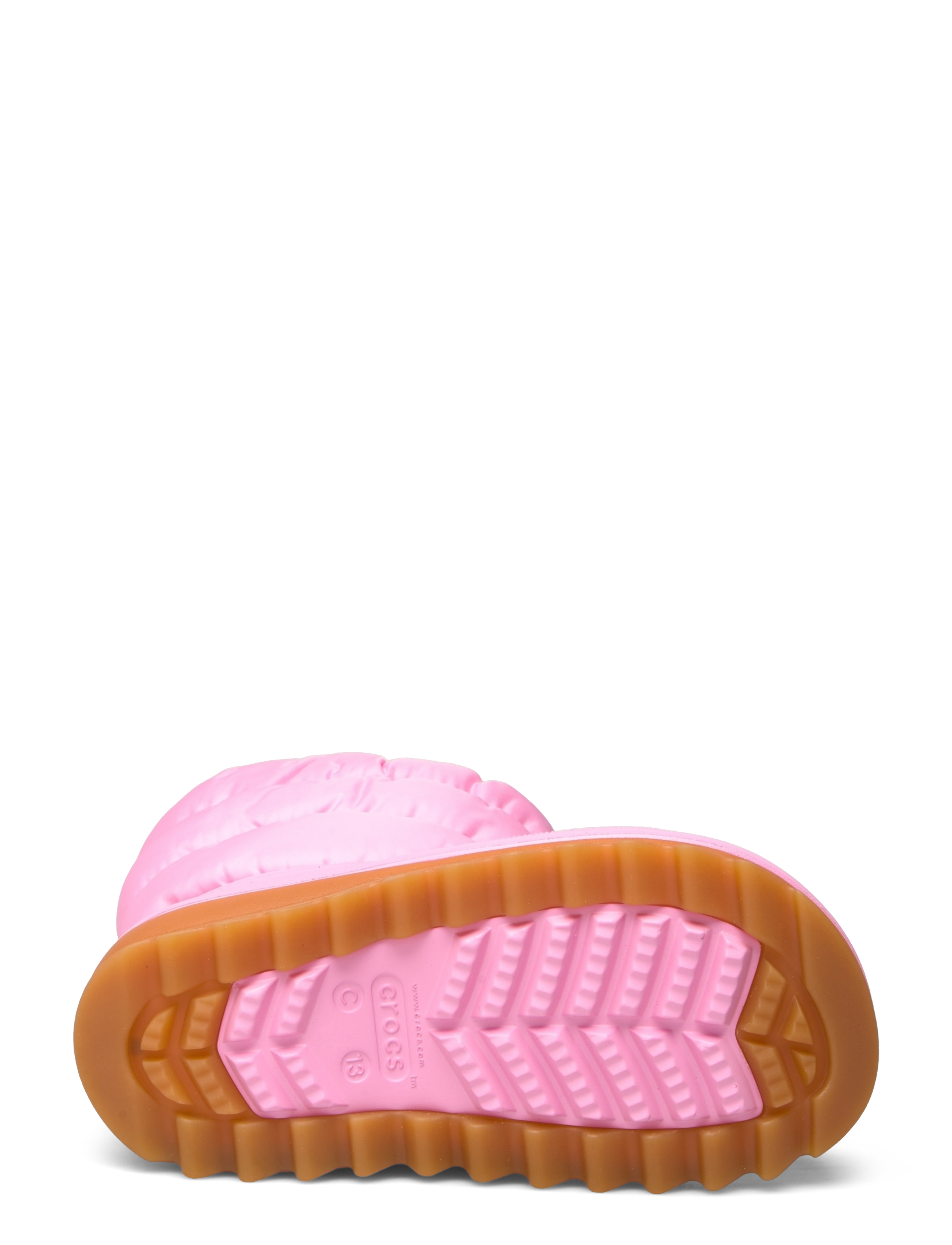 Crocs - Classic Neo Puff Boot K - efterårssko - pink tweed/gum - 4