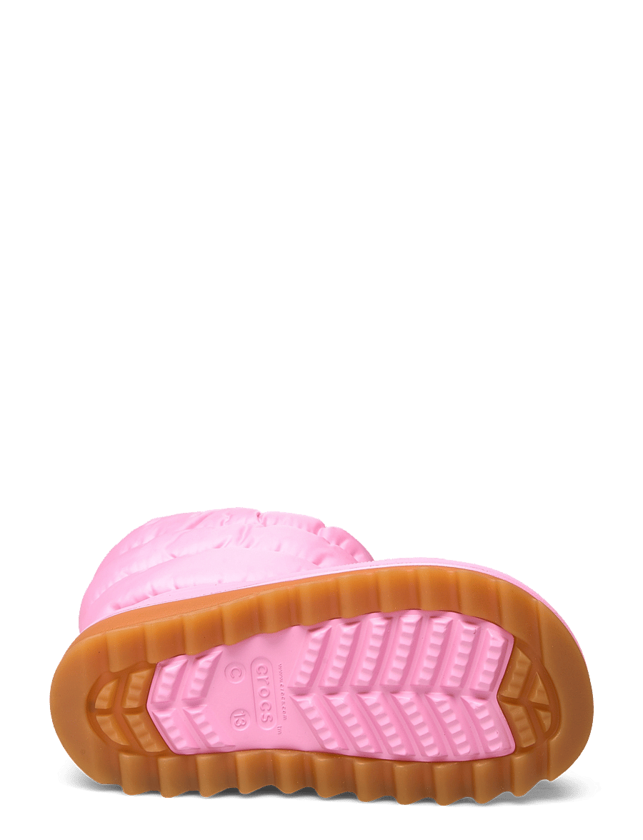 Crocs - Classic Neo Puff Boot K - vinterstövlar - pink tweed/gum - 4
