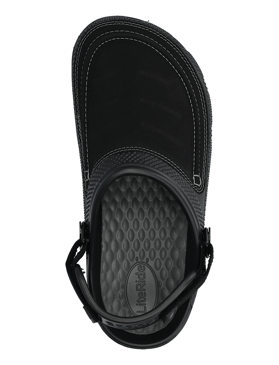 Crocs - Yukon Vista II LR Clog M - mules & clogs - black/slate grey - 3