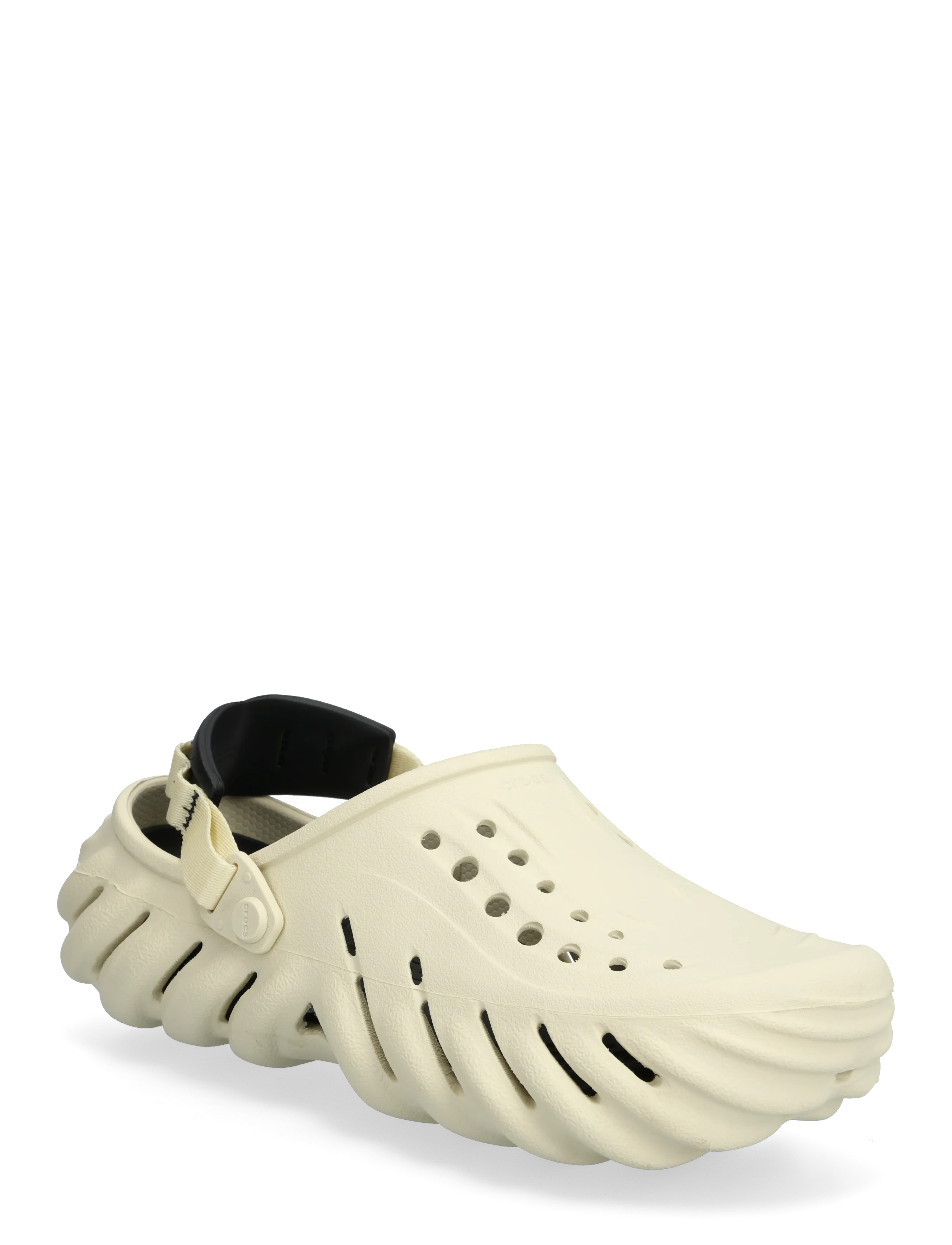 Crocs Echo Clog - Schuhe - BONE/BLACK / cream