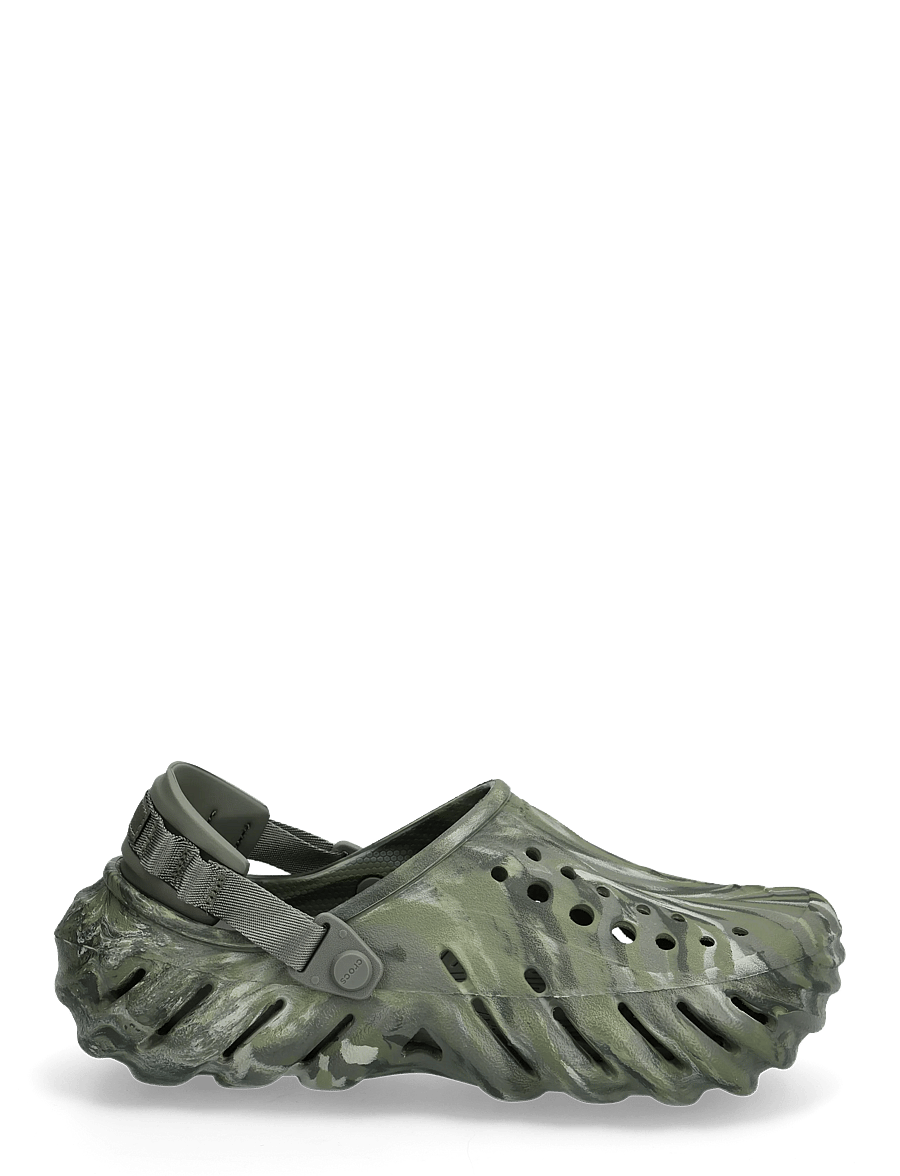 Crocs - Echo Marbled Clog - pantoletten & clogs - dusty olive/multi - 1