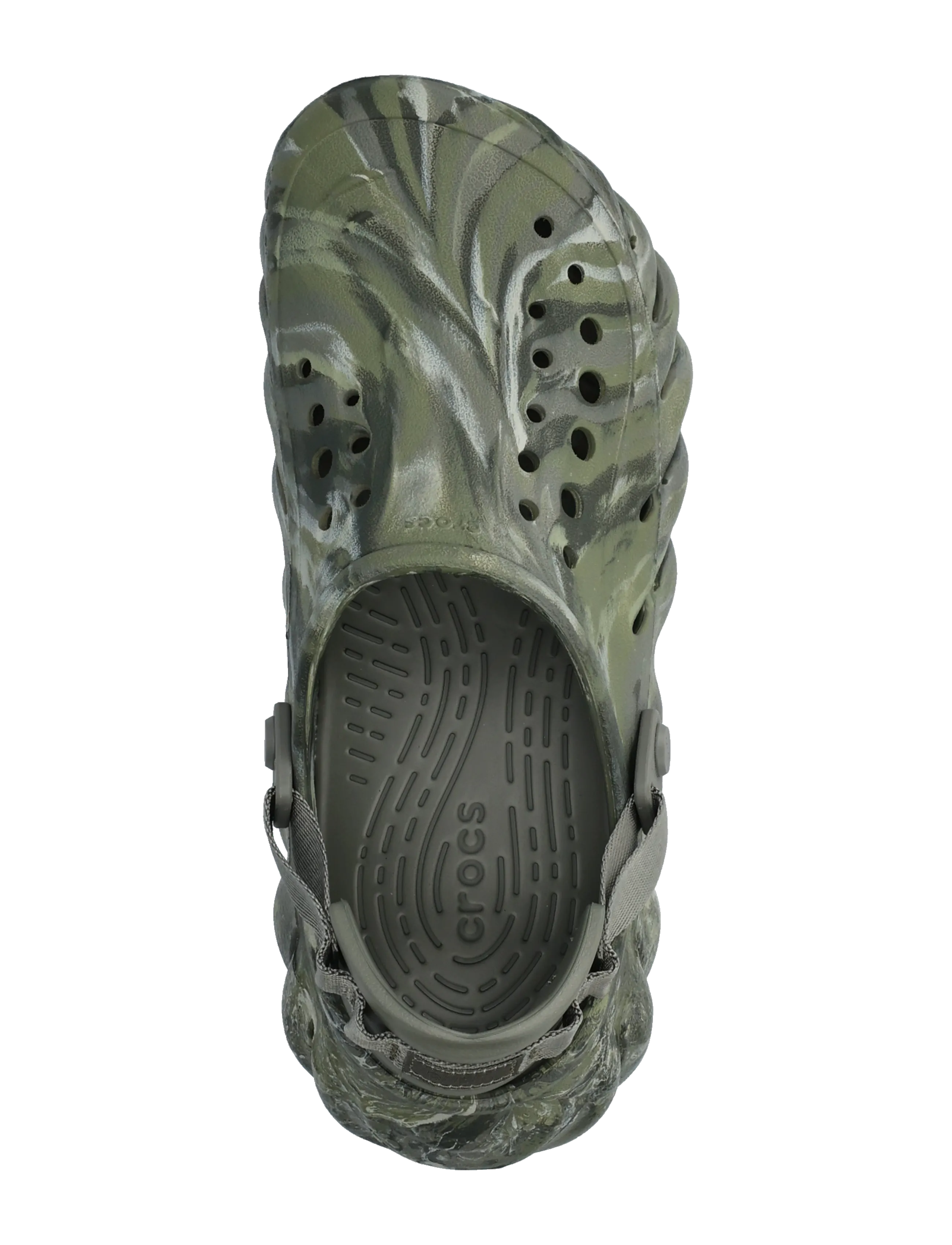 Crocs - Echo Marbled Clog - herren - dusty olive/multi - 3