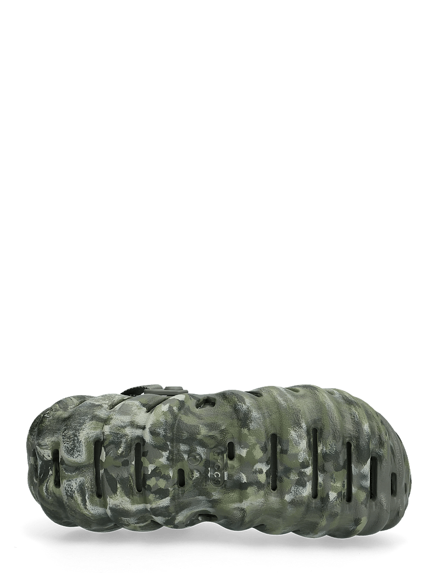 Crocs - Echo Marbled Clog - pantoletten & clogs - dusty olive/multi - 4