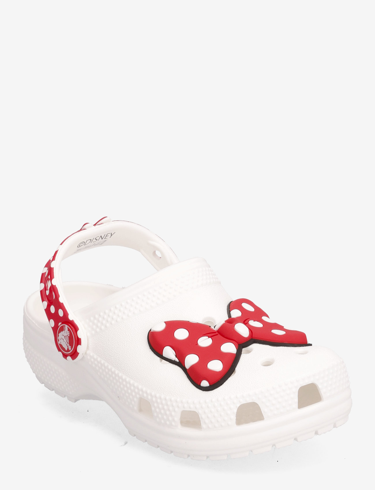 Crocs - Disney Minnie Mouse Cls Clg T - vasaros pasiūlymai - white/red - 0
