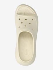 Crocs - Crush Slide - buty z odkrytą piętą na płaskim obcasie - bone - 3