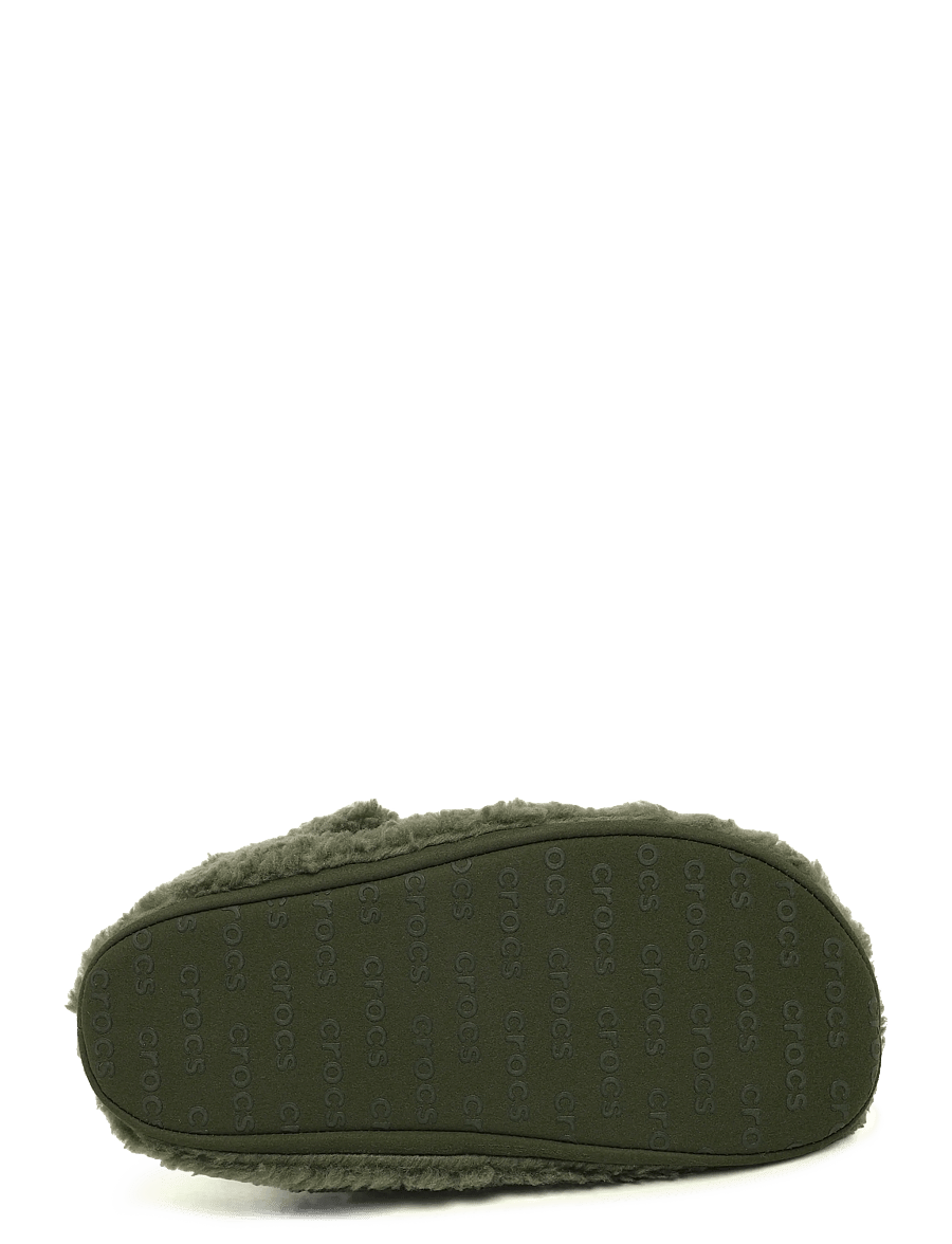 Crocs - Classic Cozzzy Slipper - hverdags stil - army green - 4
