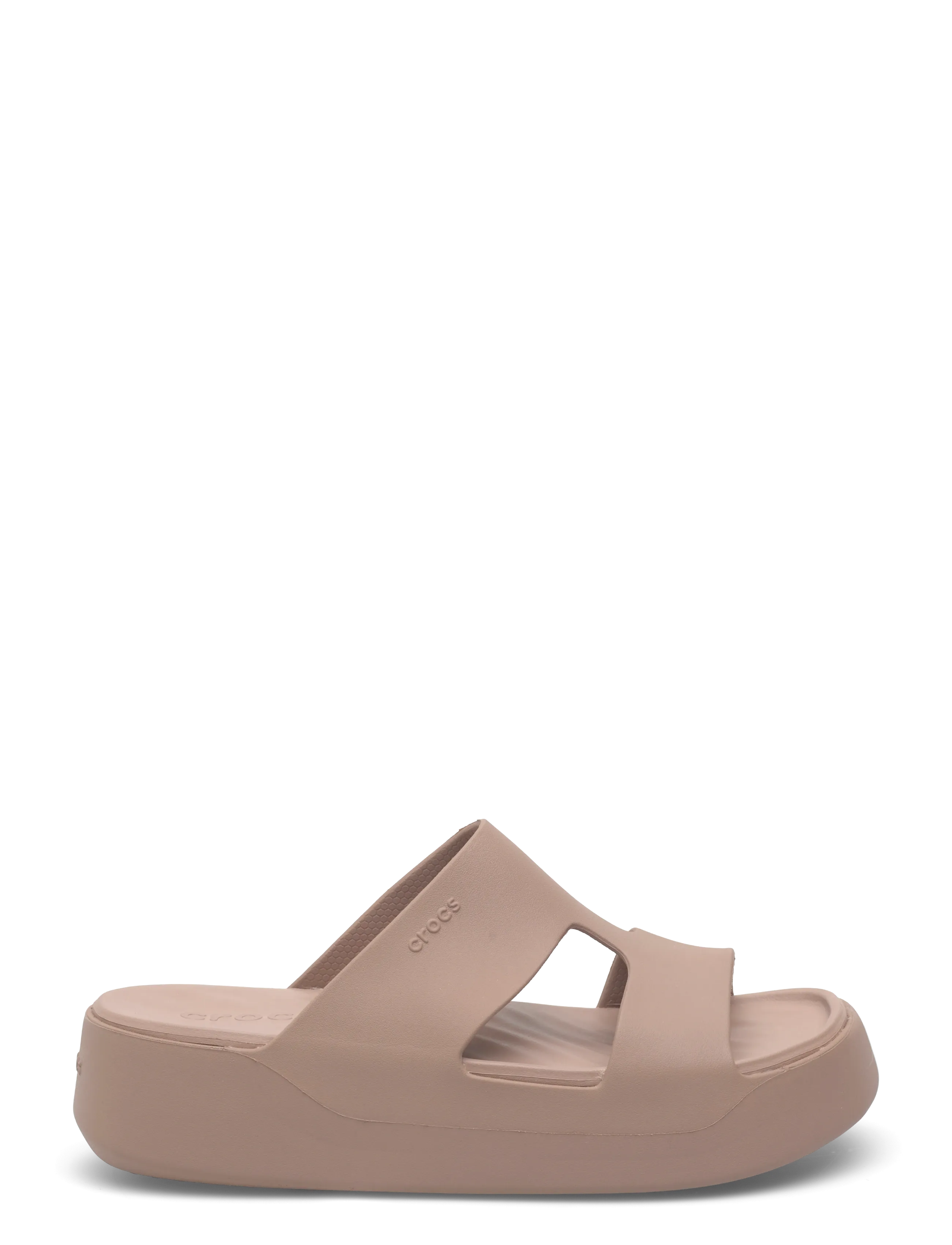 Crocs - Getaway Platform H-Strap - plateau-sandalen - latte - 1