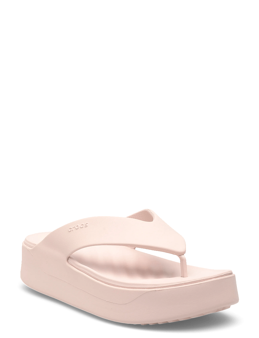 Crocs - Getaway Platform Flip - sandały na platformie - quartz - 0
