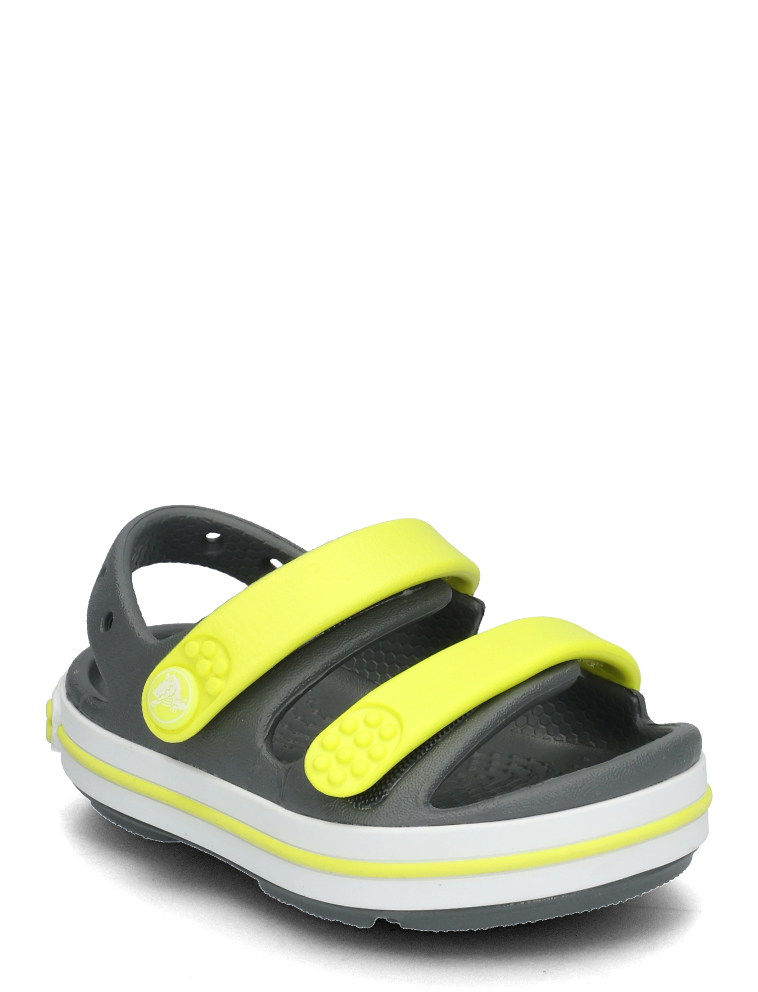 Crocs Crocband Cruiser Sandal T - Schuhe - SLATE GREY/ACIDITY / grey