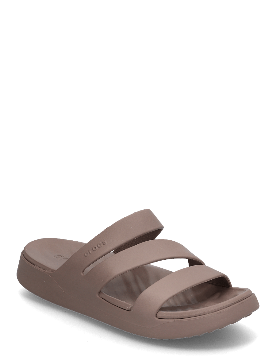 Crocs - Getaway Strappy - platta sandaler - truffle - 0