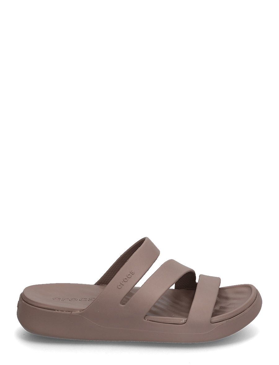 Crocs - Getaway Strappy - platta sandaler - truffle - 1
