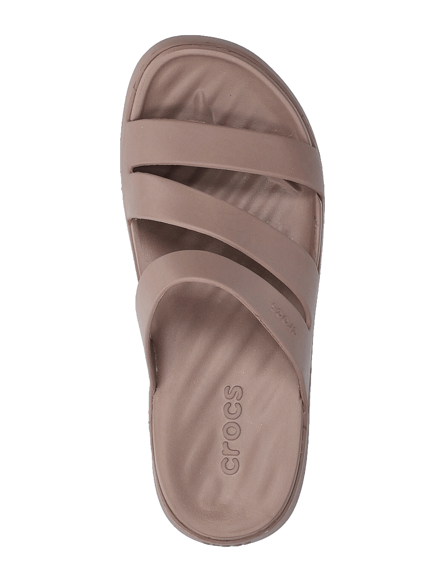 Crocs - Getaway Strappy - platta sandaler - truffle - 3