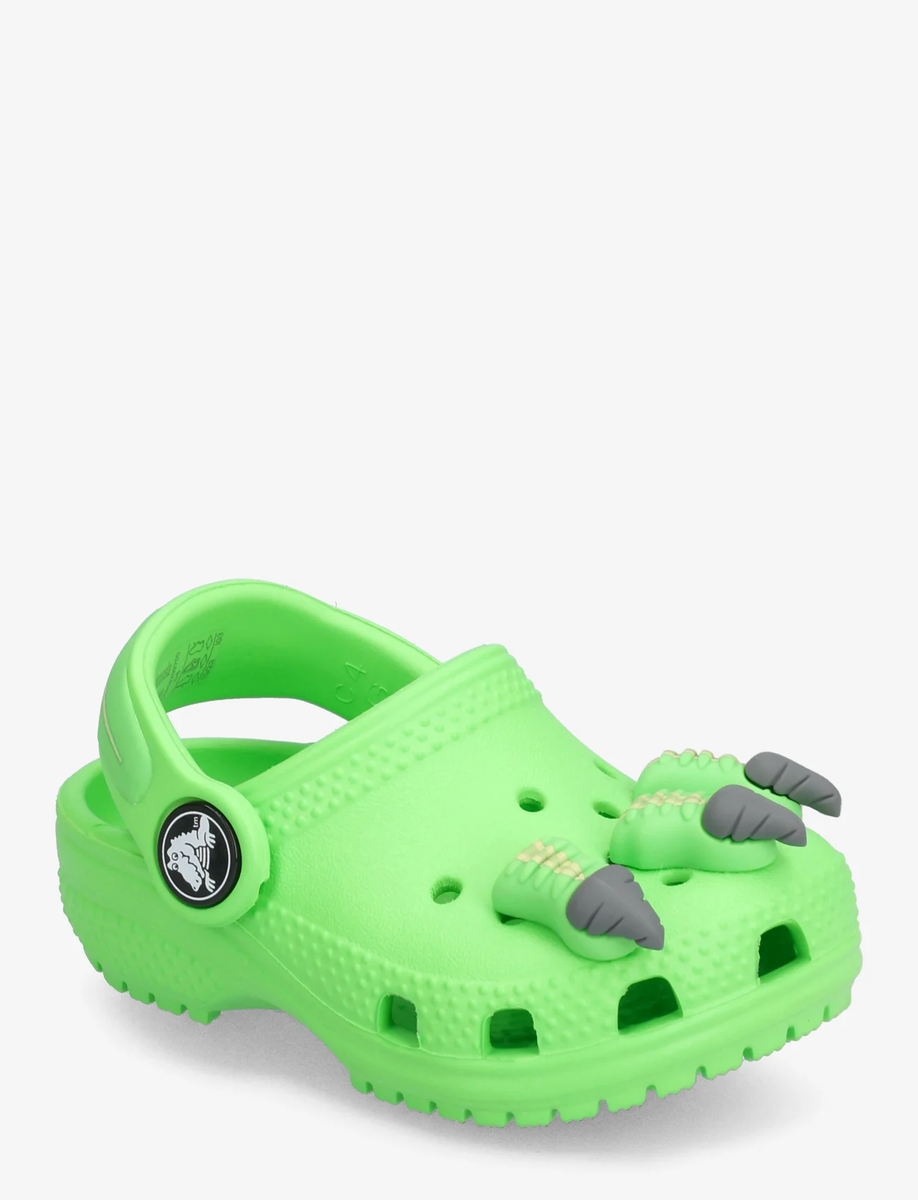 Crocs - Classic I AM Dinosaur Clog T - sommerschnäppchen - green slime - 0