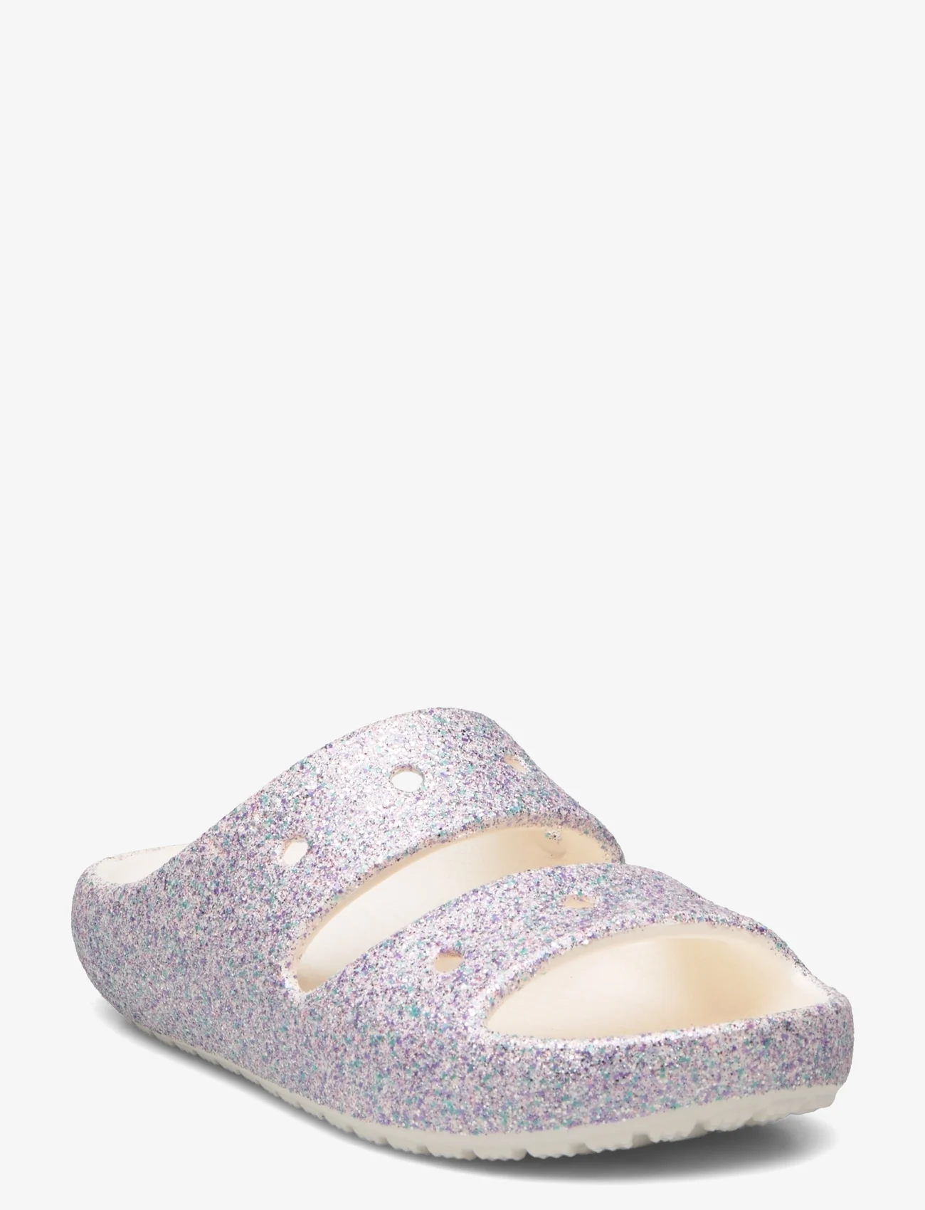 Crocs - Classic Glitter Sandal v2 K - najniższe ceny - mystic glitter - 0