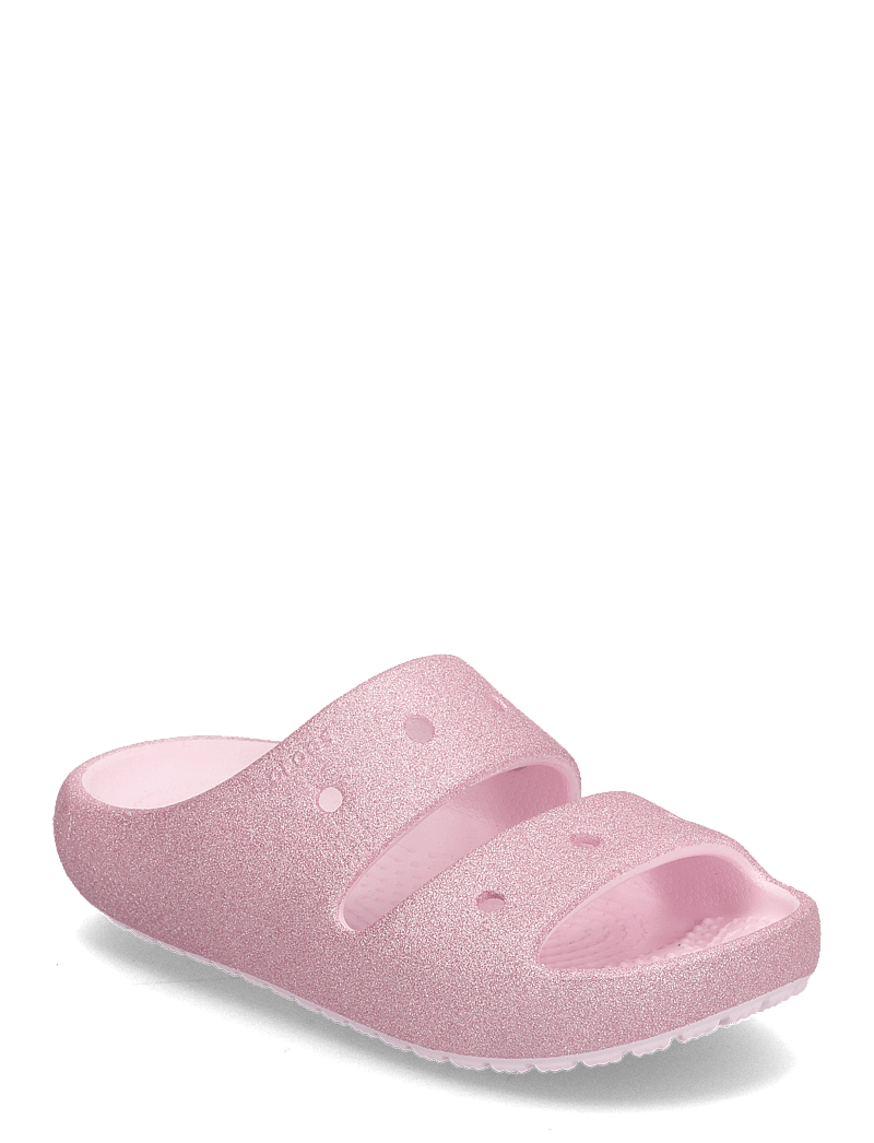 Crocs - Classic Glitter Sandal v2 K - pink milk - 0