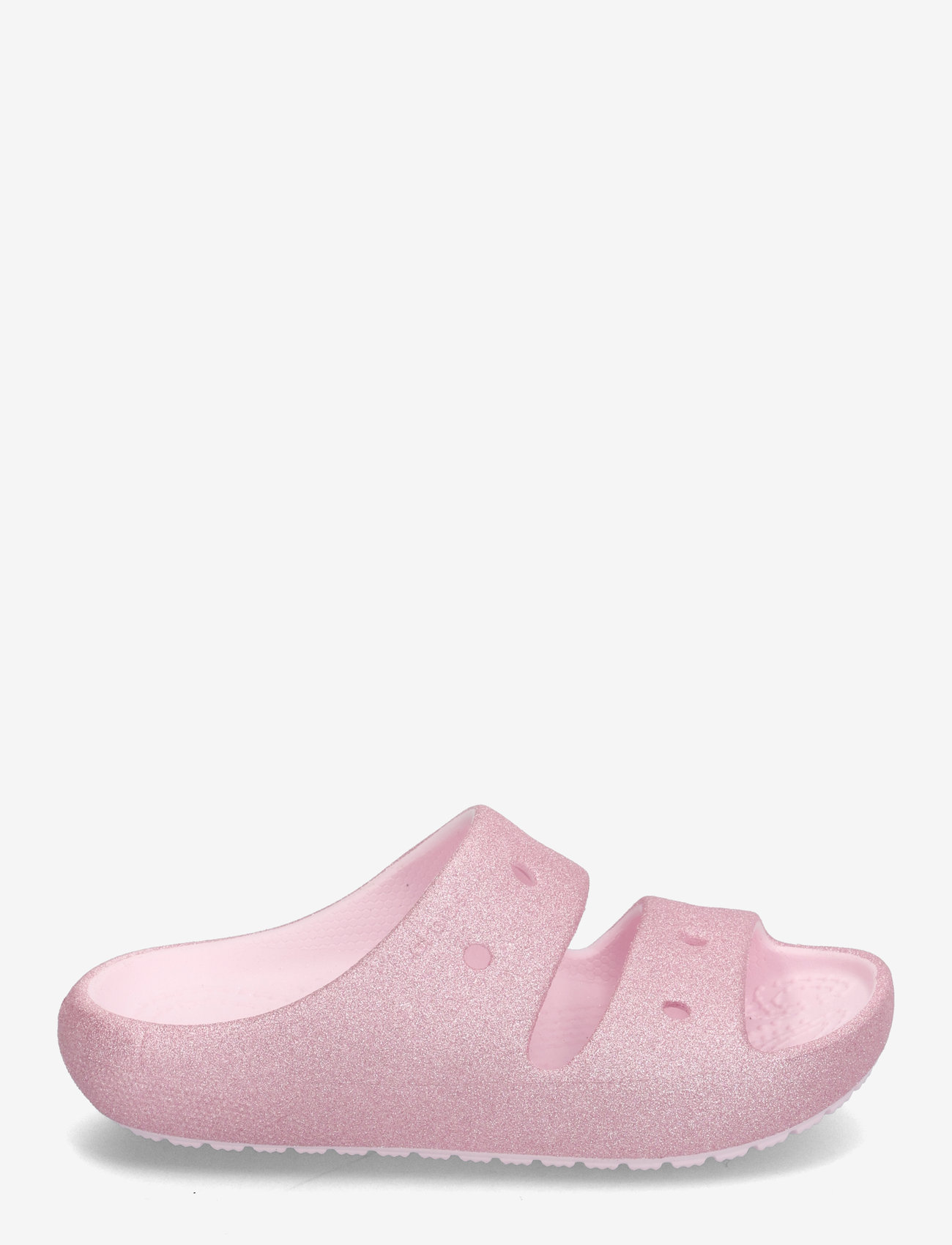 Crocs - Classic Glitter Sandal v2 K - clogs - pink milk - 1