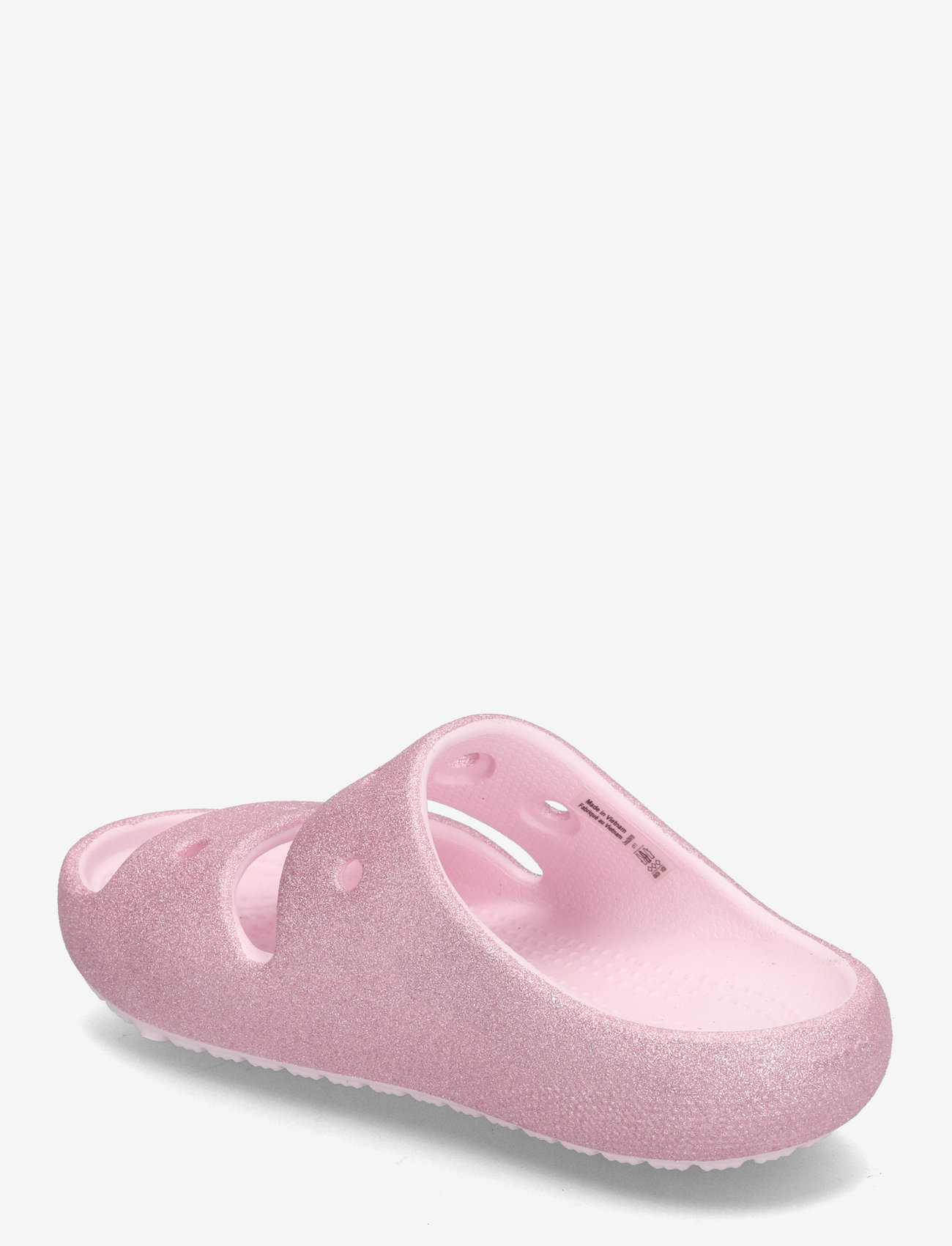 Crocs - Classic Glitter Sandal v2 K - clogs - pink milk - 2