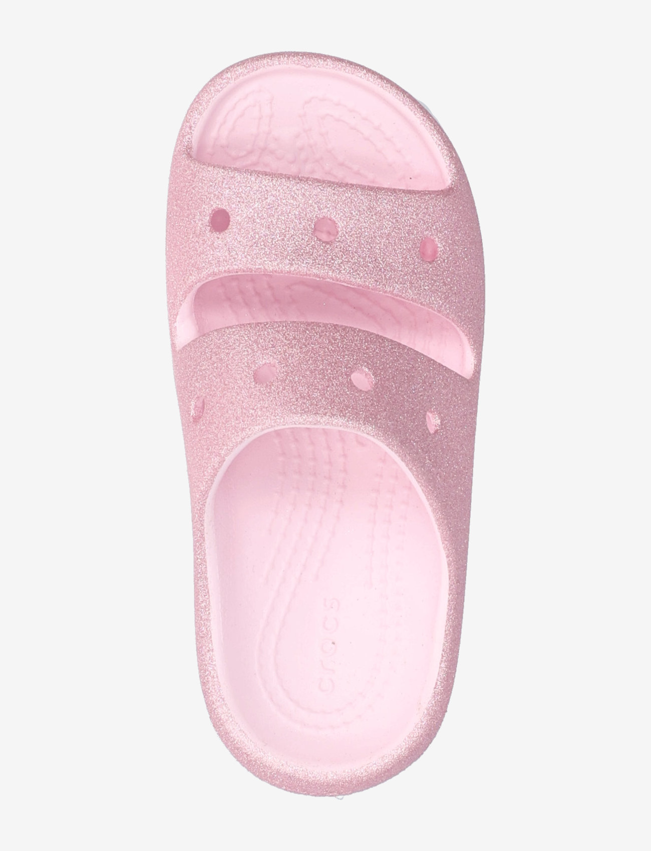 Crocs - Classic Glitter Sandal v2 K - clogs - pink milk - 3
