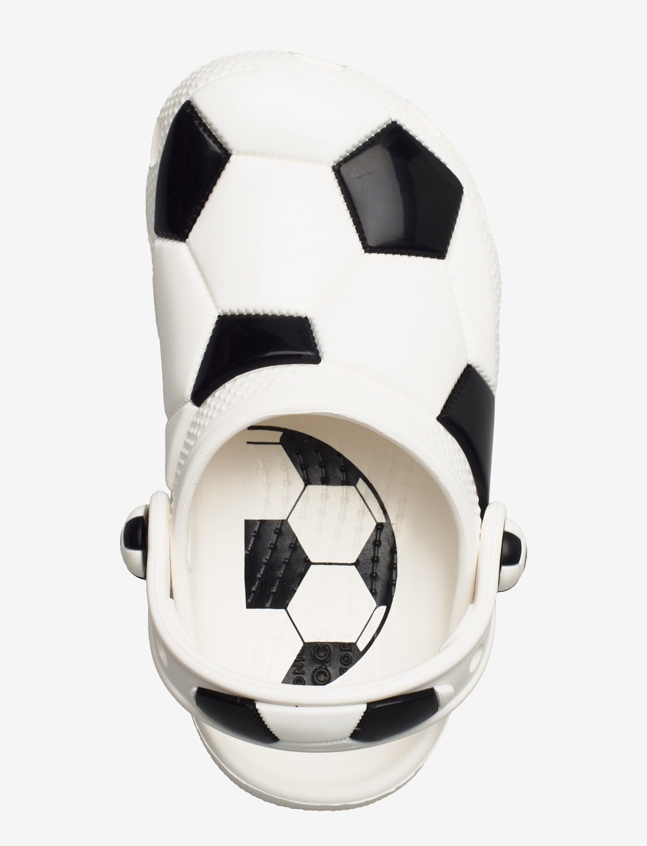 Crocs - Classic Soccer Ball Clog T - laveste priser - white/black - 3