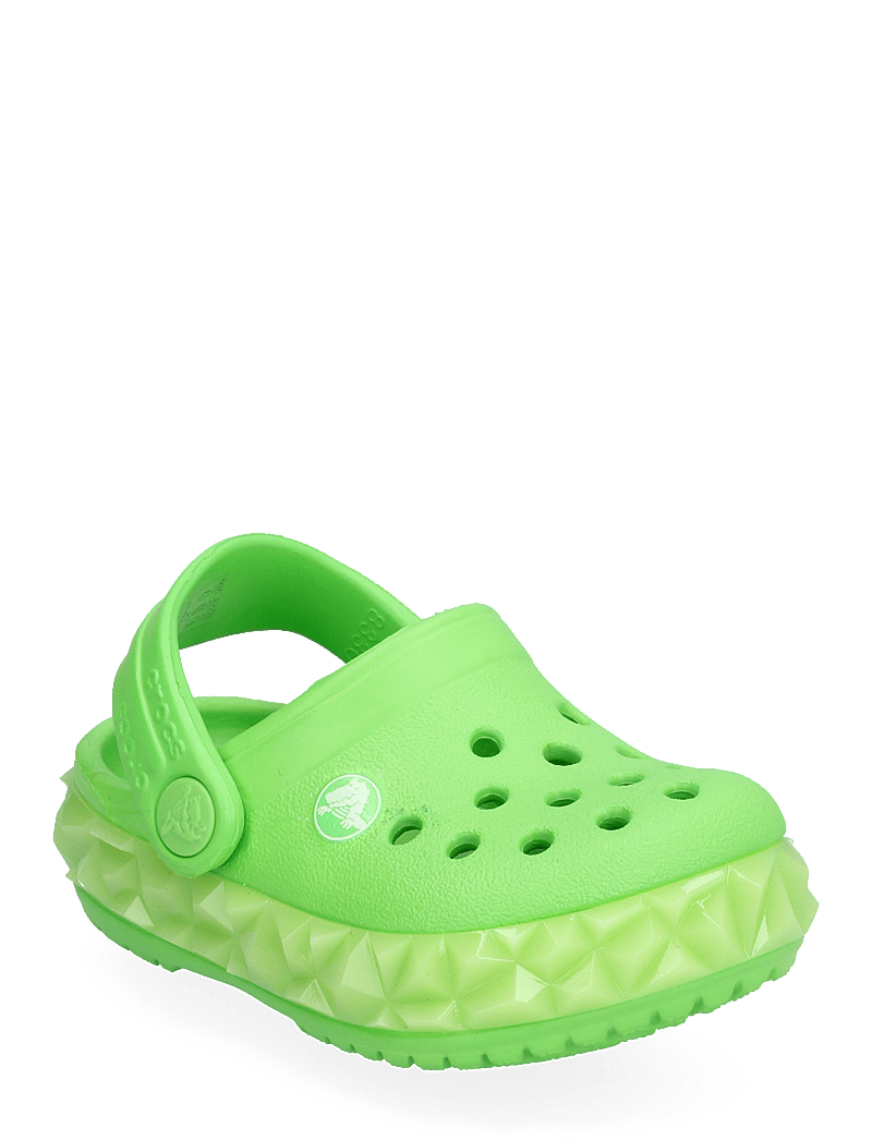 Crocs - CrocbandGeometricGlowBandClogT - clogs - green slime - 0