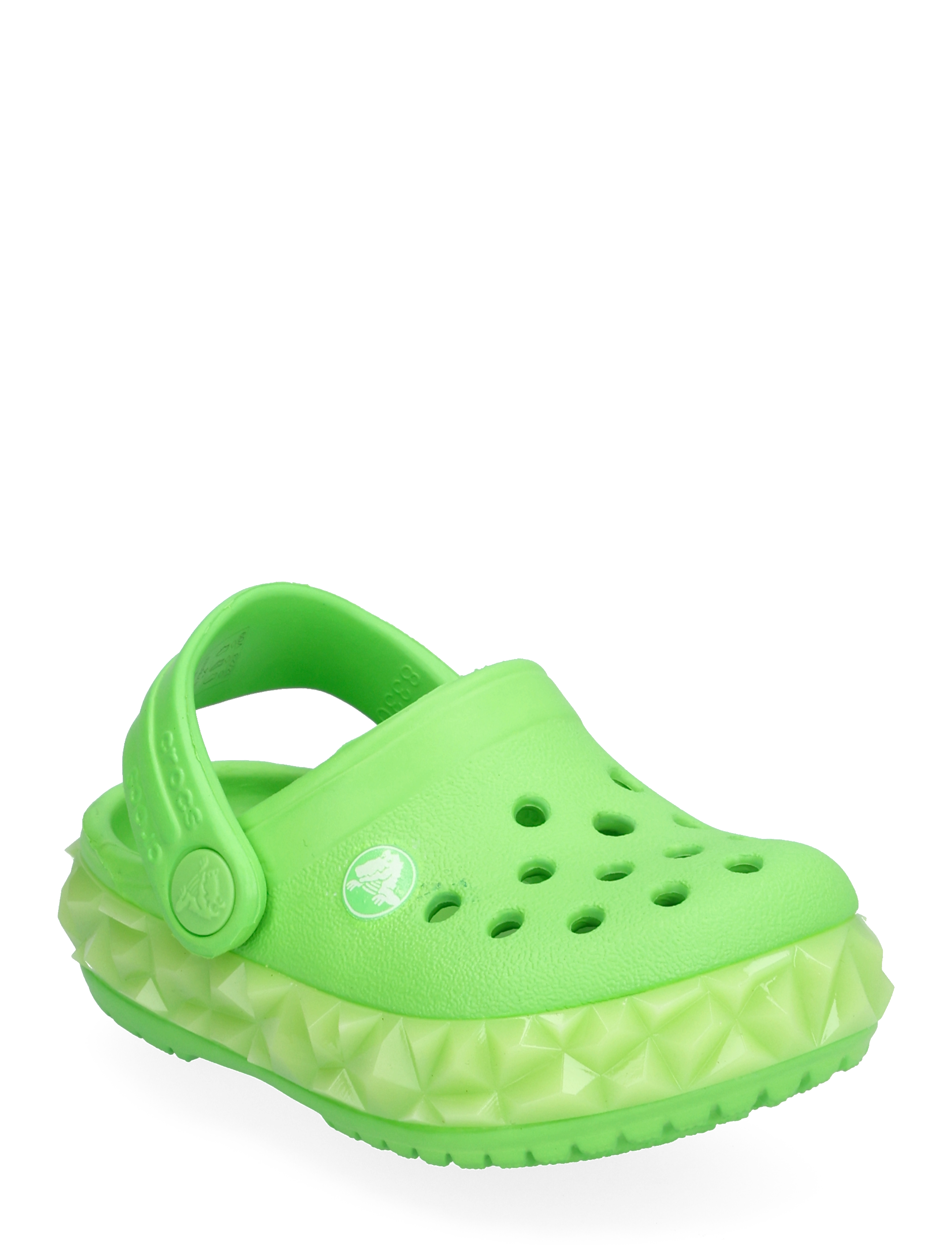 Crocs CrocbandGeometricGlowBandClogT - Clogs - GREEN SLIME / green
