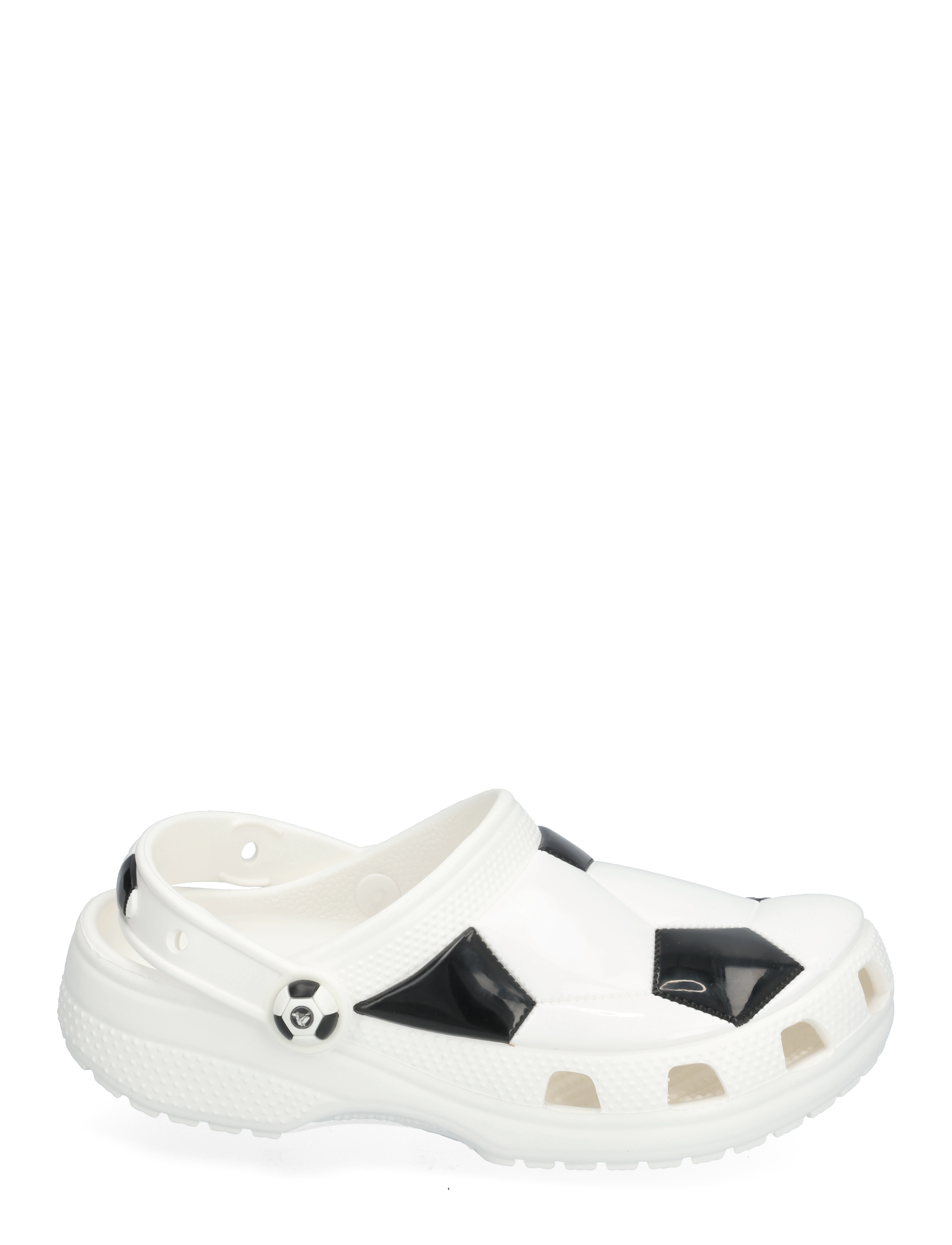 Crocs - Classic Soccer Ball Clog K - klumpės - white/black - 1