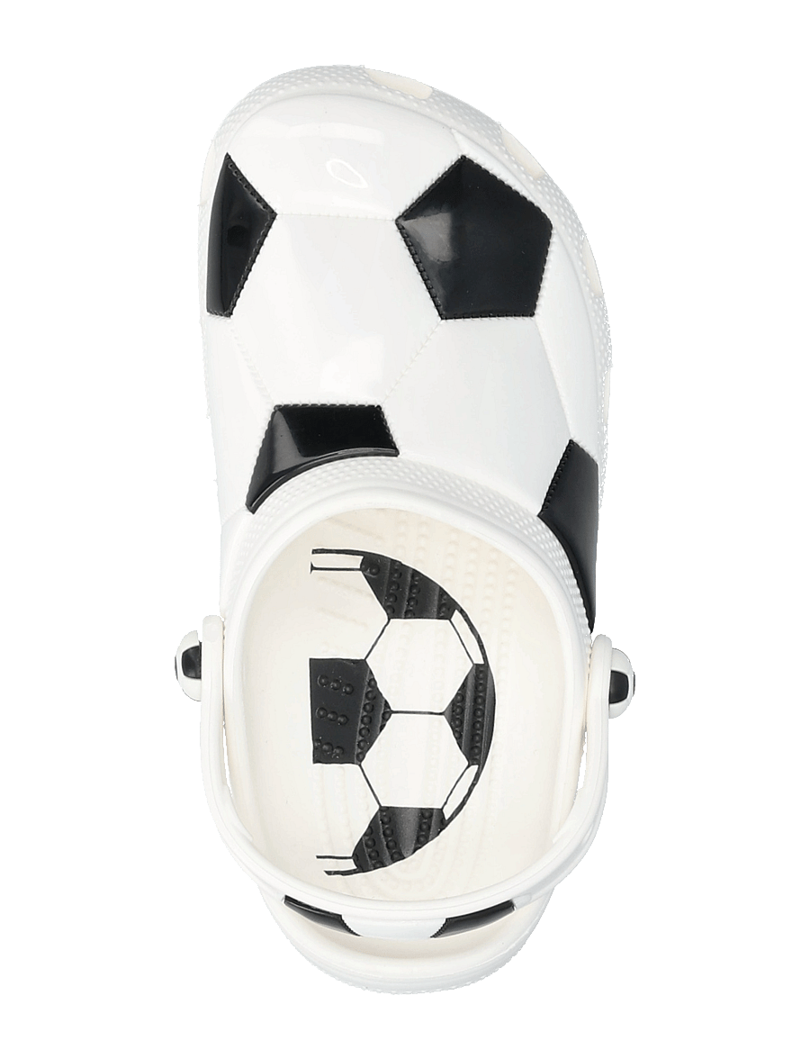 Crocs - Classic Soccer Ball Clog K - clogs - white/black - 3
