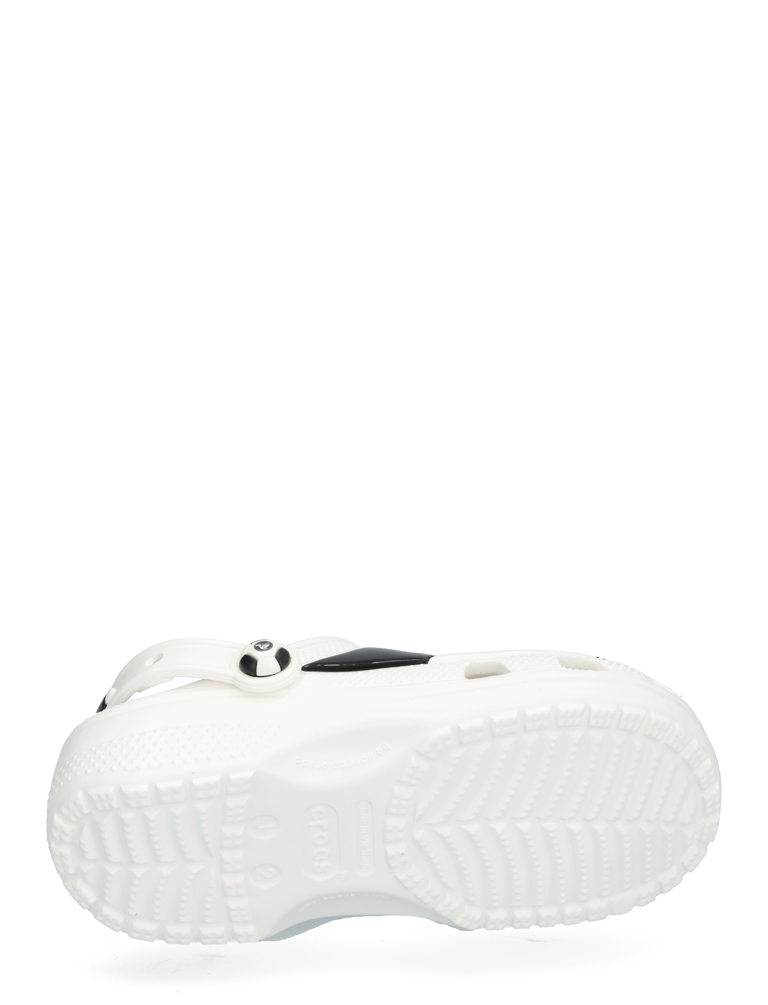 Crocs - Classic Soccer Ball Clog K - klumpės - white/black - 4
