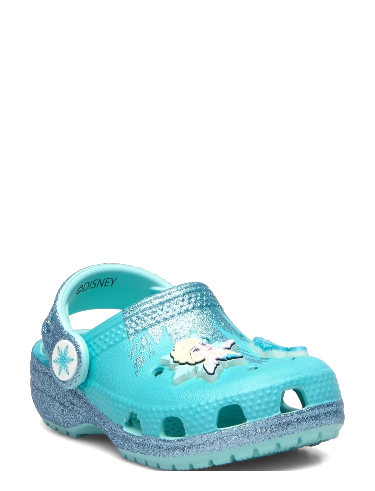 Crocs Frozen Elsa Classic Clog T, Børn, Frost Glitter Clog, Blå, Str: 19/20