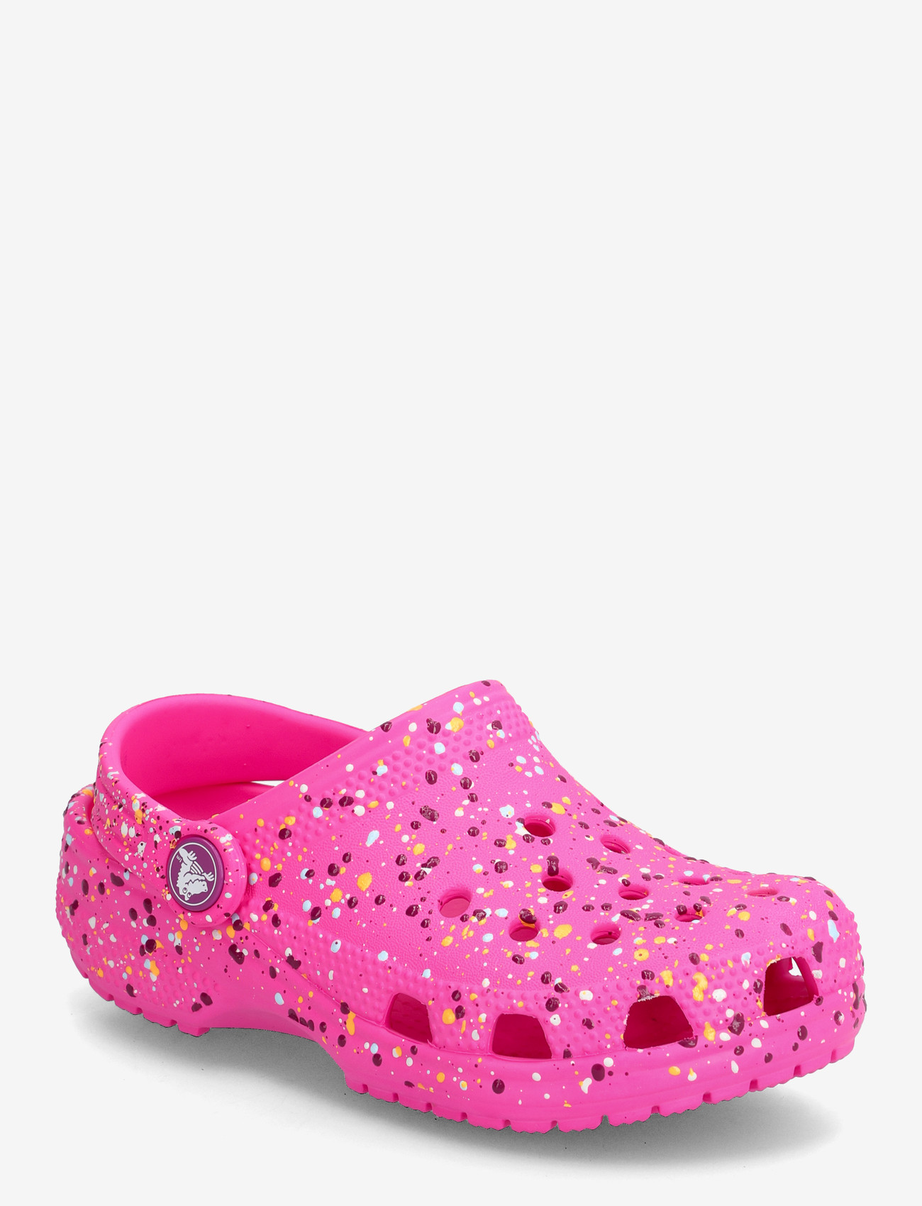 Crocs - Classic Paint Splatter Clog K - clogs - pink crush/multi - 0