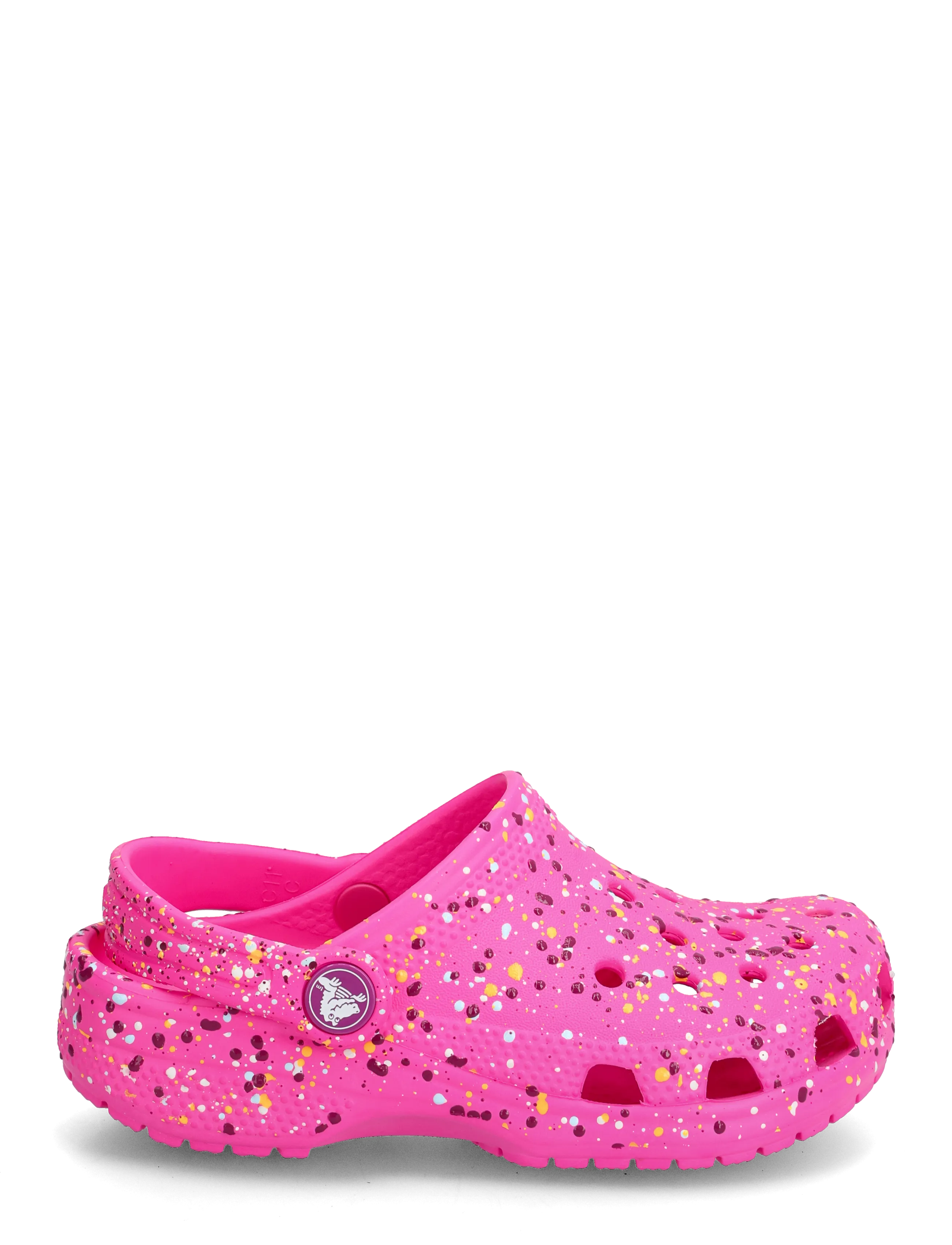 Crocs - Classic Paint Splatter Clog K - clogs - pink crush/multi - 1