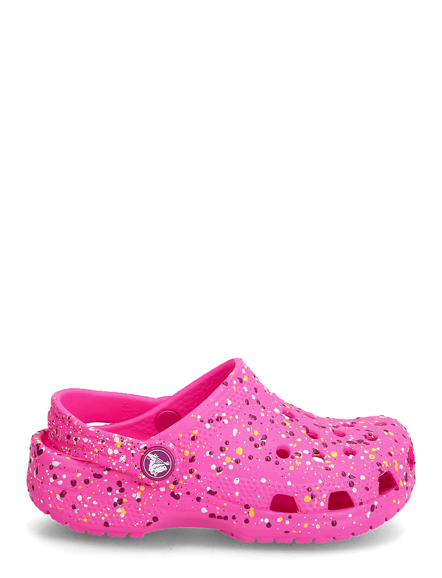 Crocs - Classic Paint Splatter Clog K - clogs - pink crush/multi - 1