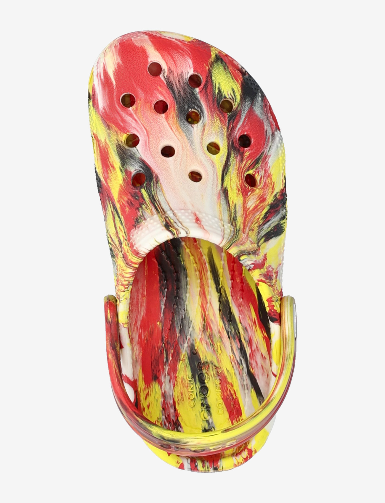 Crocs - Classic Glow Marbled Clog K - varsity red/multi - 3