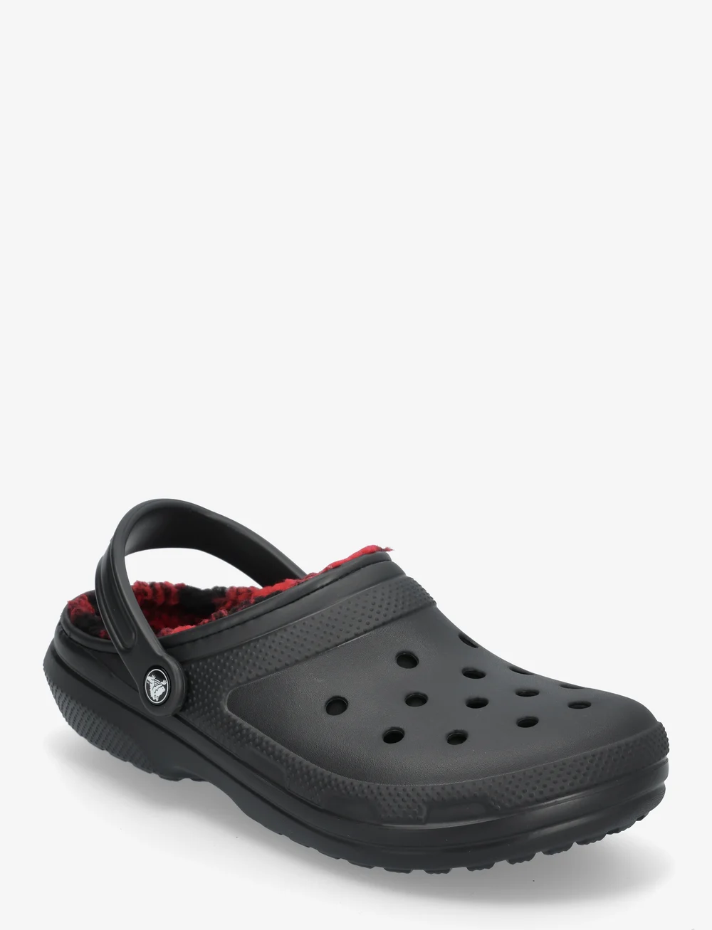 Black and red crocs shop