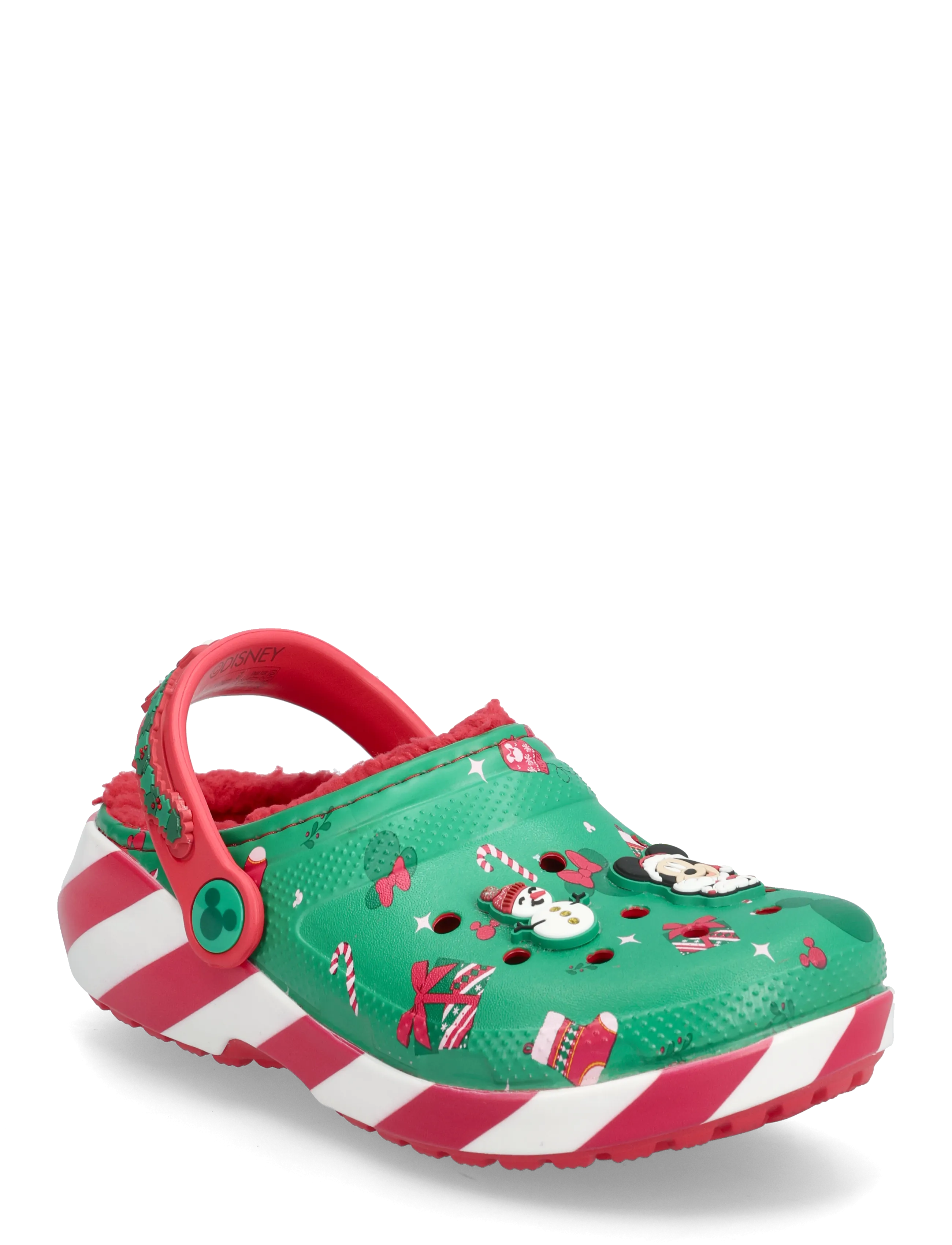 Crocs Mickey Xmas Lined Cls Clg K - Hjemmesko - MULTI / green